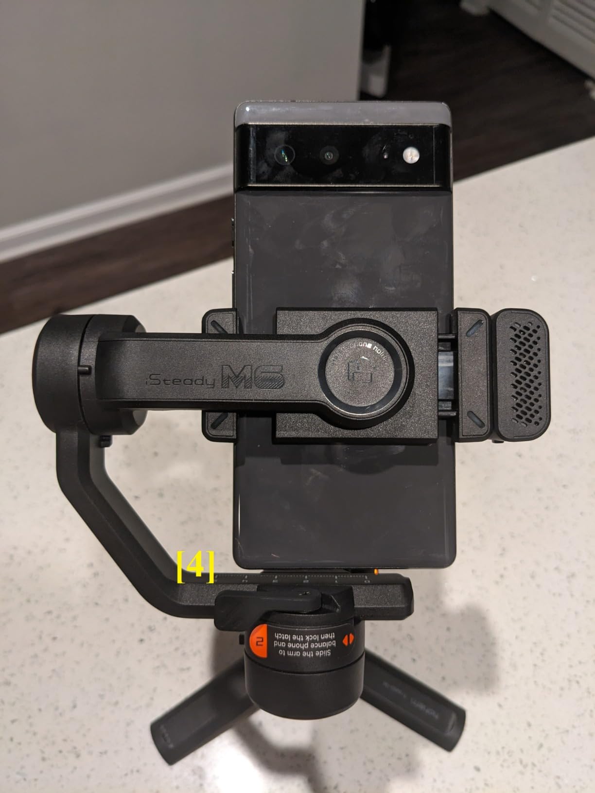 Hohem iSteady M6 Gimbal Stabilizer for Smartphone, 3-Axis Cell Phone Stabilizer Built-in OLED Display 400g Payload Reverse Charging Android and iPhone Gimbal with Inception Motion Timelapse customer photo 2