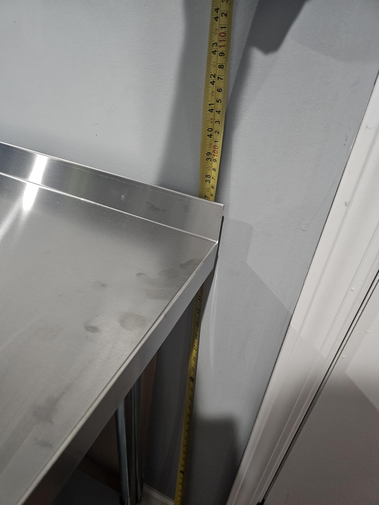 HARDURA Stainless Steel Prep & Work Table 24 x 60 Inches Backsplash customer photo 1