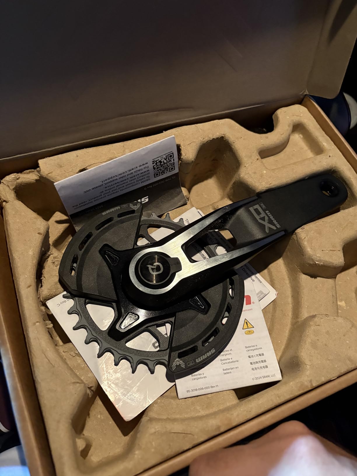 SRAM, X0 T-Type Spindle Power Meter, Power Meter Crankset, Speed: 12, customer photo 1