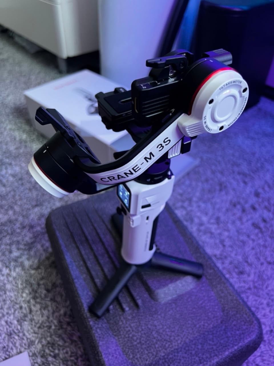Zhiyun Crane M3S Handheld Gimbal 3-Axis Stabilizer All in One Design for Mirrorless Cameras Like Sony,Canon,Smartphone Like iPhone,Sumsung,Action Cameras Like Gopro (Crane M3 Upgrade Version in 2023) customer photo 1