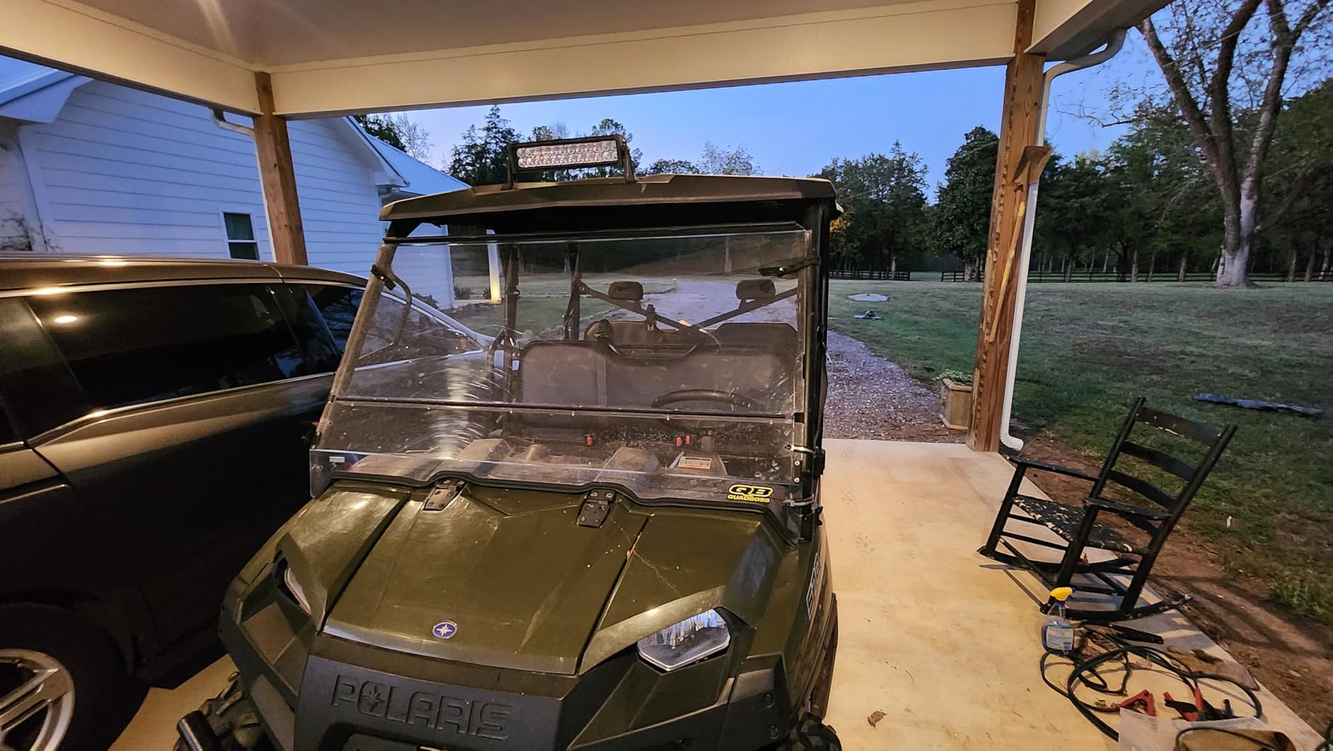 StarknightMT UTV Windshield for Ranger 800 2010-2016, Fullsize 570 2016-25 customer photo 2