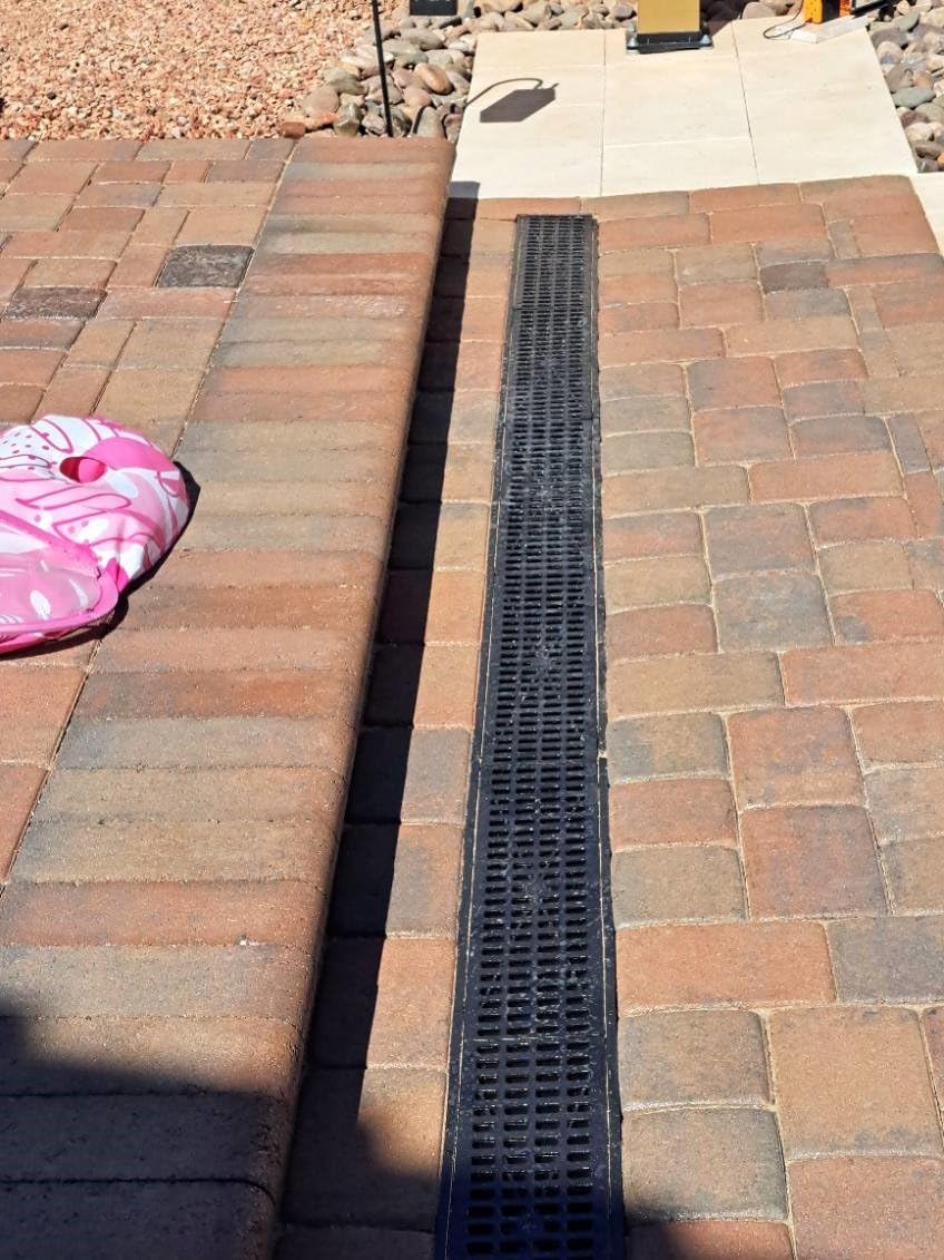 6 Pack 39.4x6.1x5.5in A15 Deep Profile HDPE Trench Drain System customer photo 2
