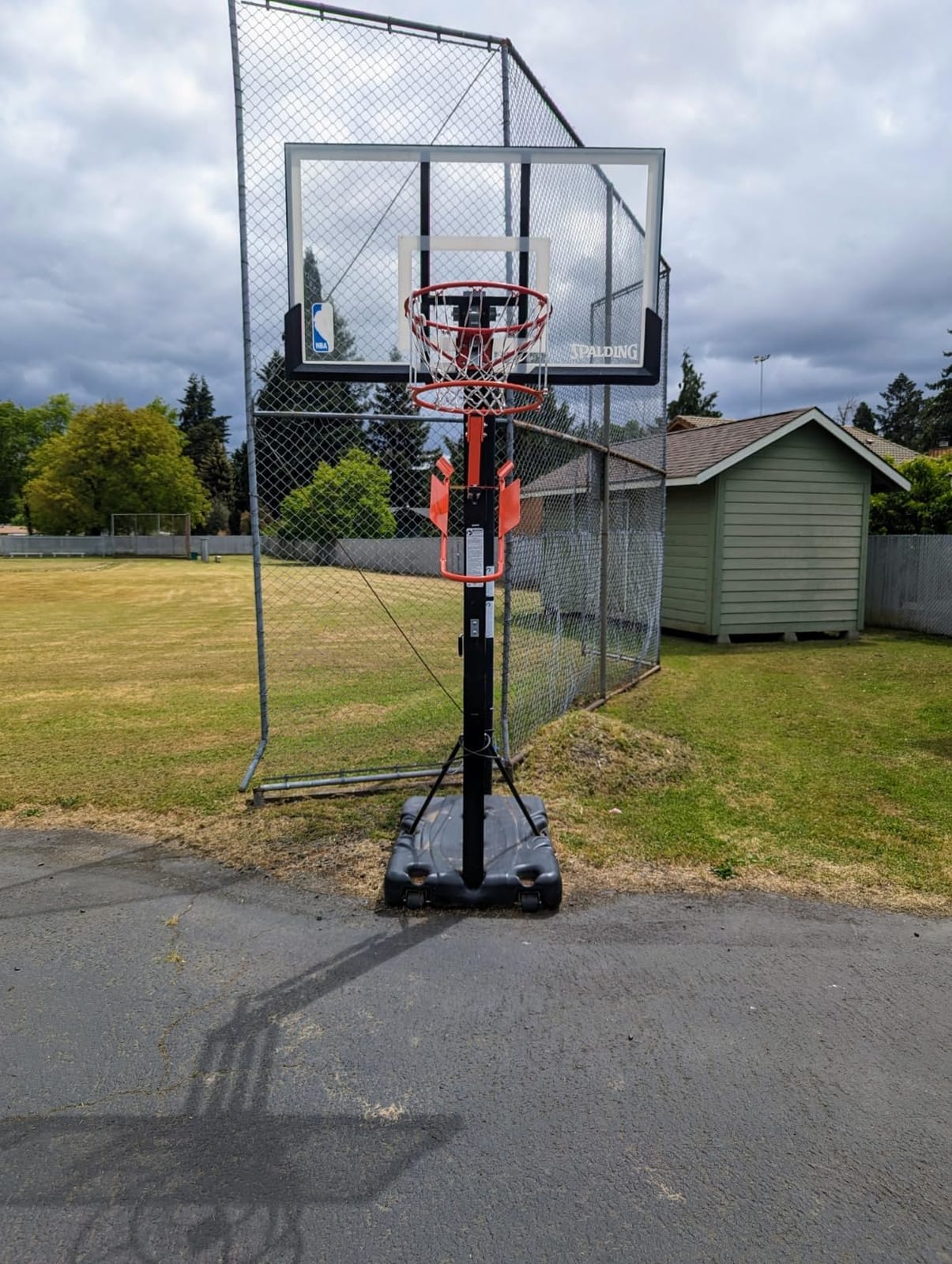 Basketball Return Attachment – Tool-Free 4-Hook Ball Return System for Hoop, Heavy Duty Rebounder with Adjustable Chute, No Wobble, Indoor/Outdoor for Youth & Adult Players customer photo 2
