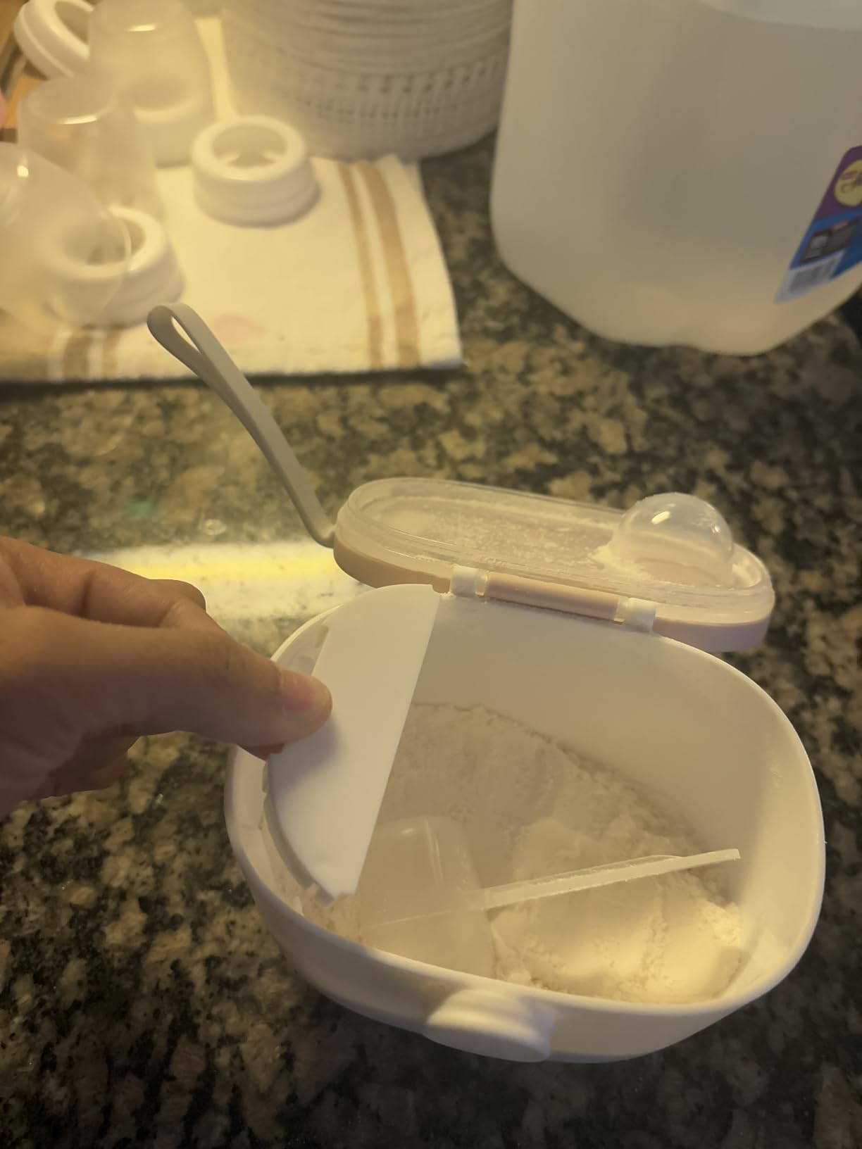 Termichy Baby Formula Dispenser for Travel: Portable Container with Scoop customer photo 2