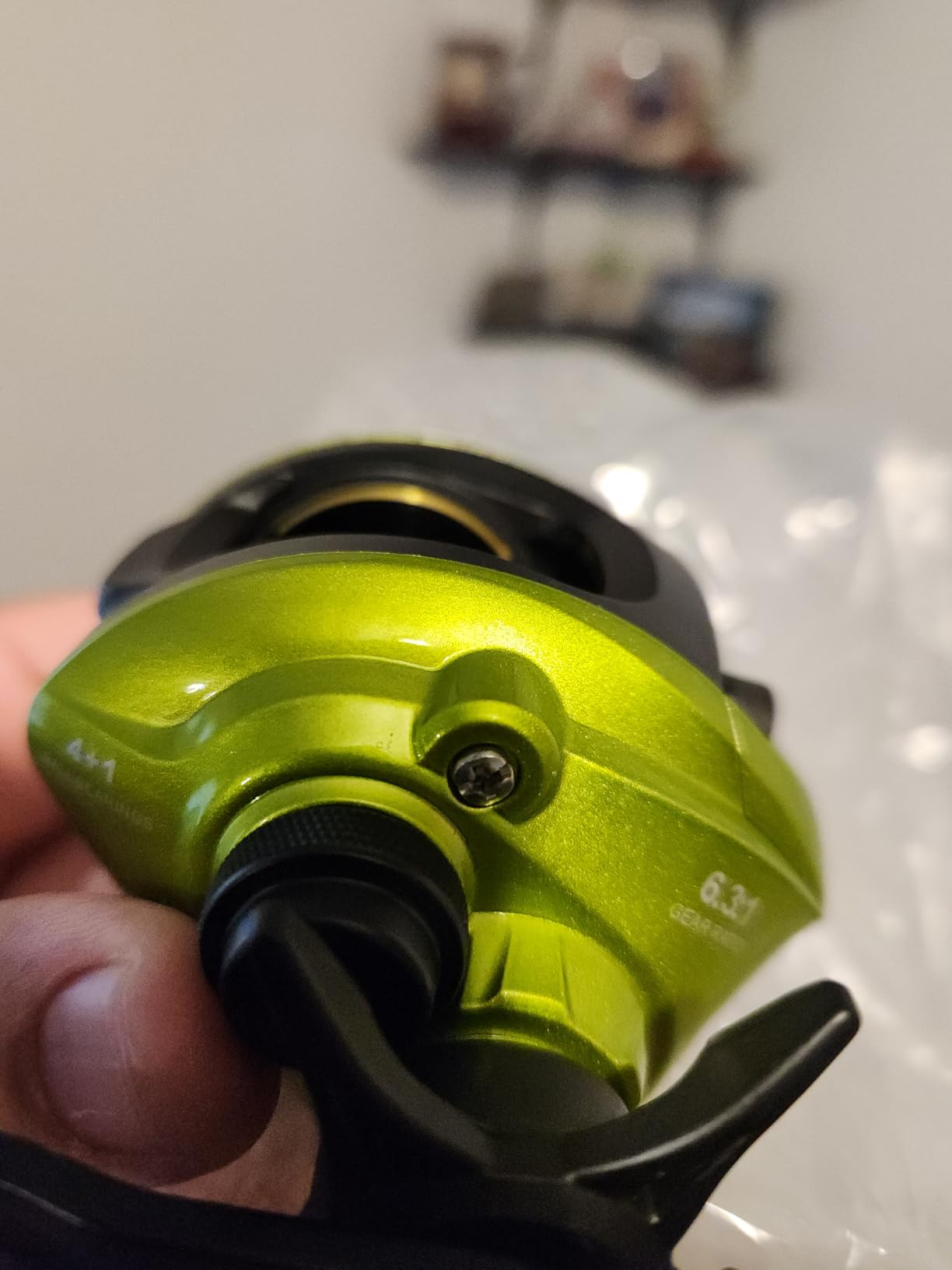 Sougayilang Baitcaster Combo, IM7 Graphite 2Pc Blank Rods,M/MH Power,EVA Handle & Stainless Steel Guides,7.1:1 Gear Ratio, 18LB Drag for Bass, Walleye, Pike customer photo 2