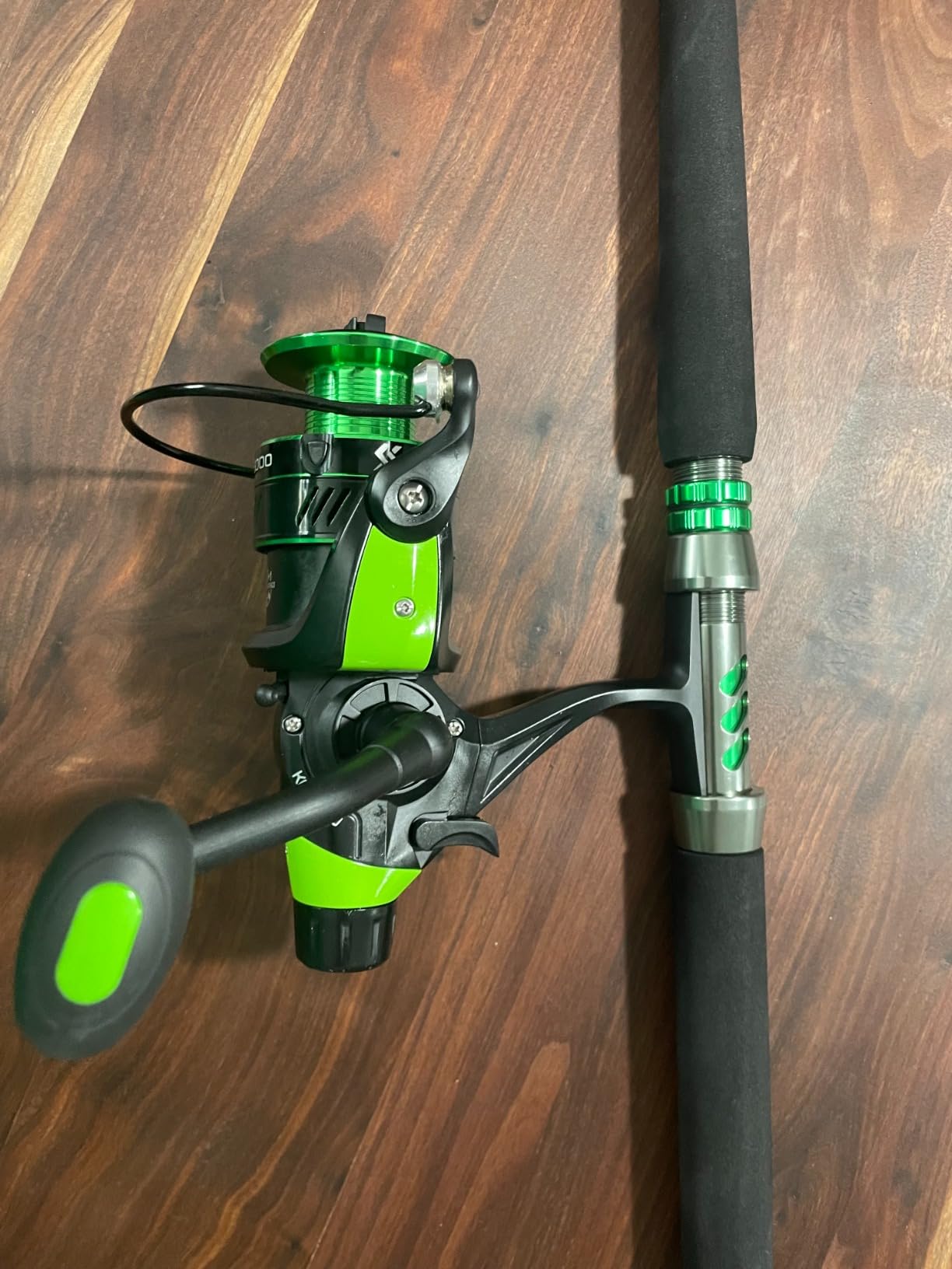 Sougayilang Catfish & Inshore Spinning Combo – 30LB Drag, 4.7:1, 13+1 Bearings, 2-Piece Medium Heavy Rod for Catfish, Striper, Redfish, Carp – Bottom Fishing customer photo 1