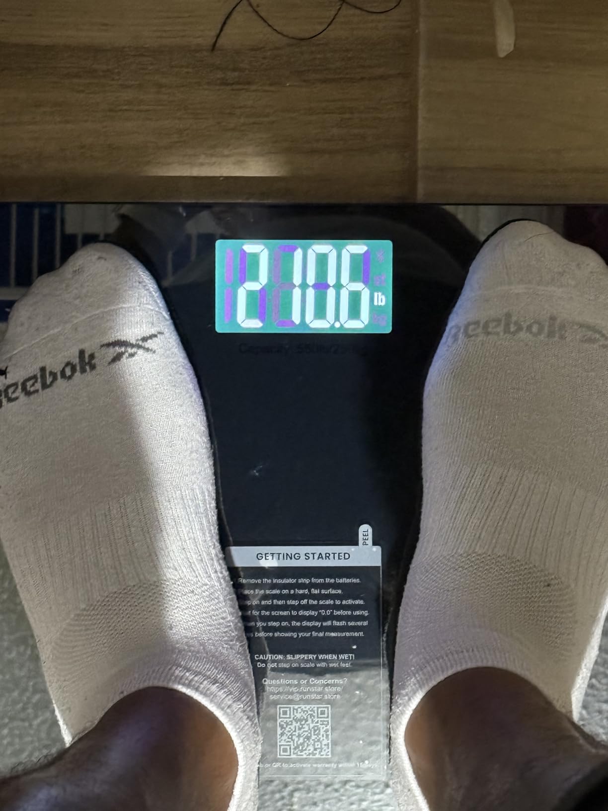 RunStar 550lb Bathroom Digital Scale for Body Weight with Ultra-Wide Platform and Large LCD Display, Accurate High Precision Scale with Extra-High Capacity customer photo 2