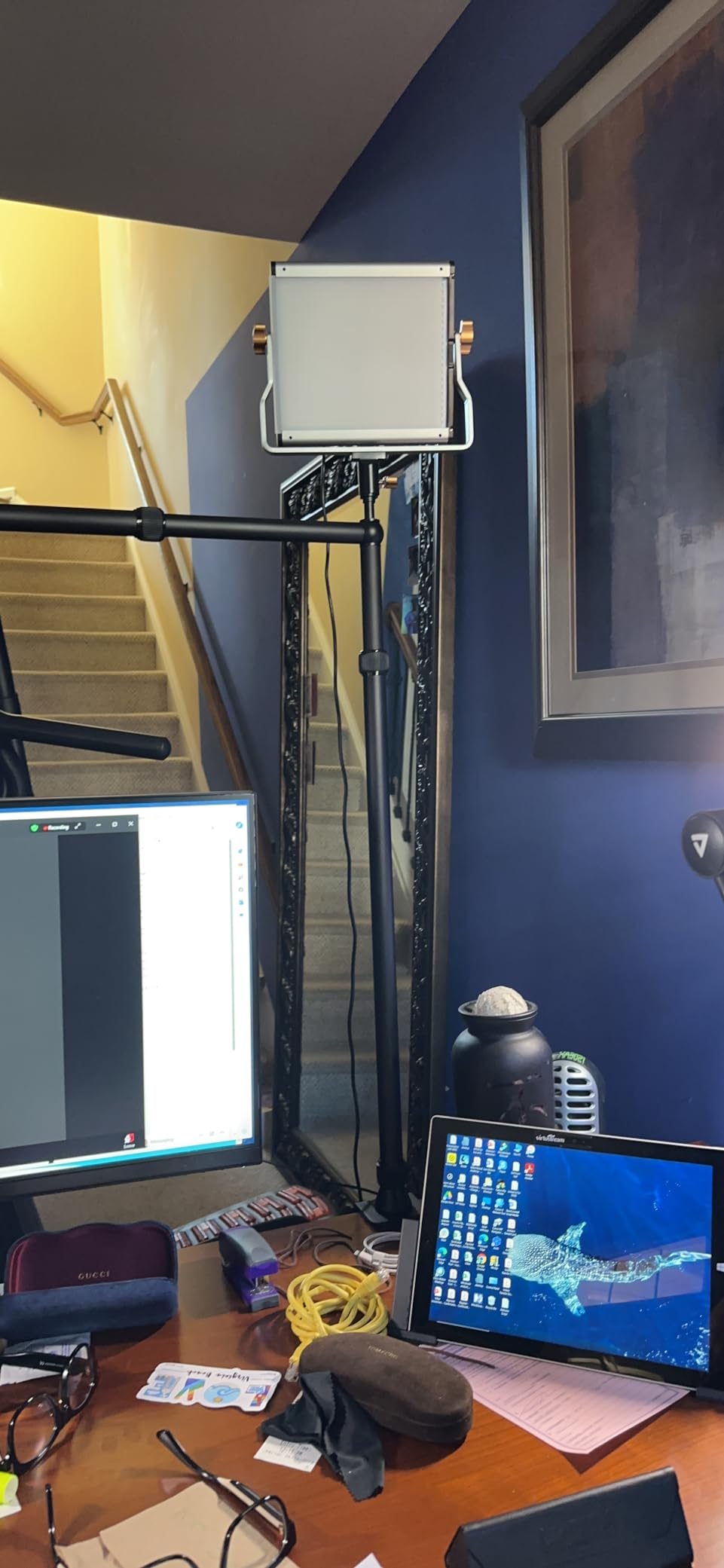 NEEWER Overhead Camera Mount Rig with 2 Ball Heads, Super Clamp, NK002 customer photo 2