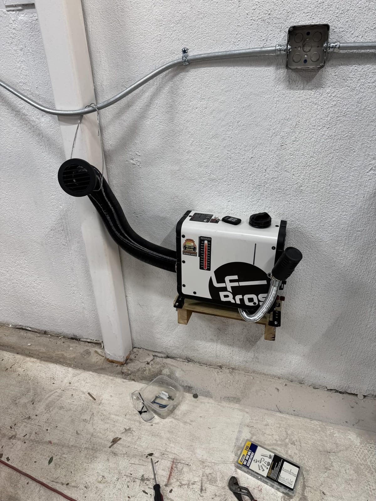 LF Bros 110V/12/24V 5KW Diesel Heater with Timer, Compact Diesel Air Diesel customer photo 1