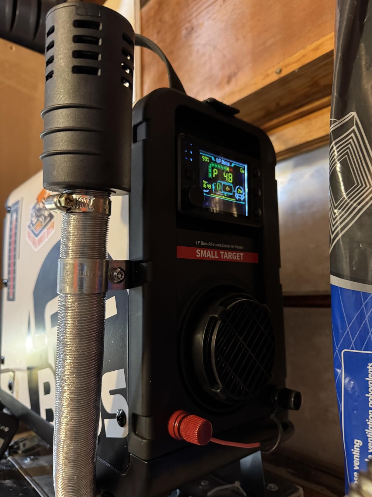 LF Bros 110V/12/24V 5KW Diesel Heater with Timer, Compact Diesel Air Diesel customer photo 2