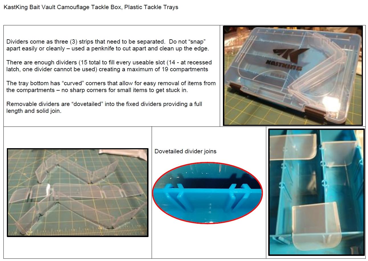 KastKing Utility Tackle Boxes, 3600 and 3700 Fishing Tackle Trays customer photo 2