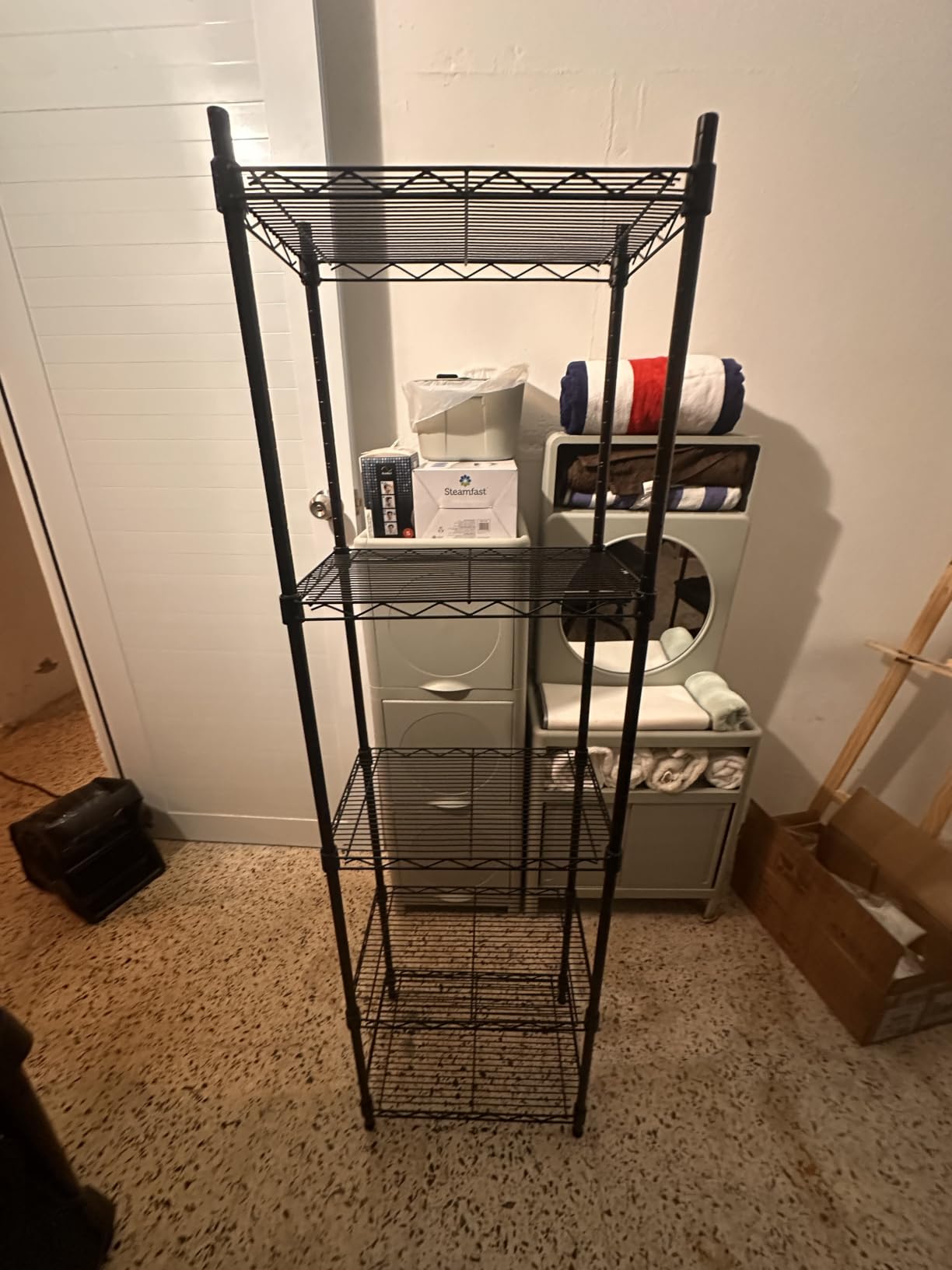SINGAYE Metal Shelves Wire Shelving Storage Standing Adjustable Shelf Unit customer photo 1