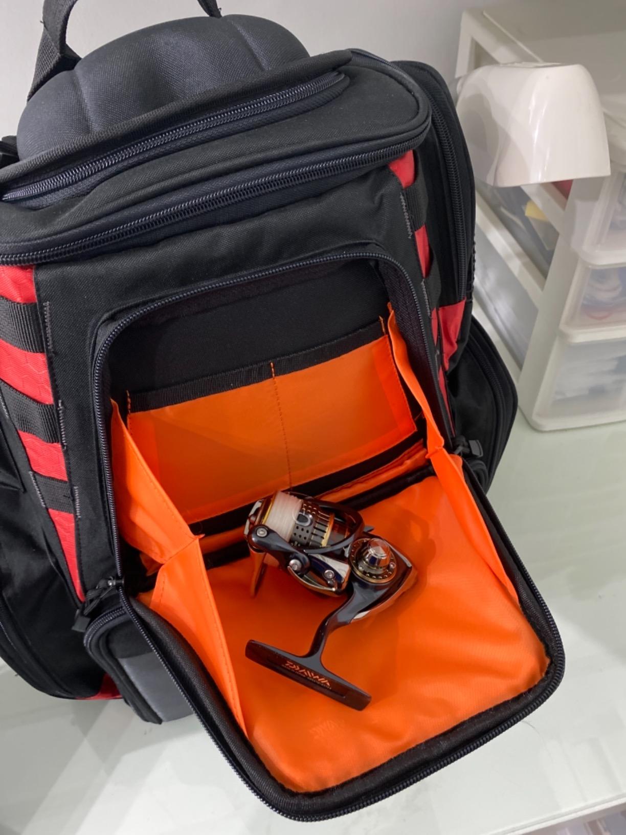 Piscifun Fishing Tackle Backpack with 2 Rod Holders, 4 Boxes & Rain Cover customer photo 2
