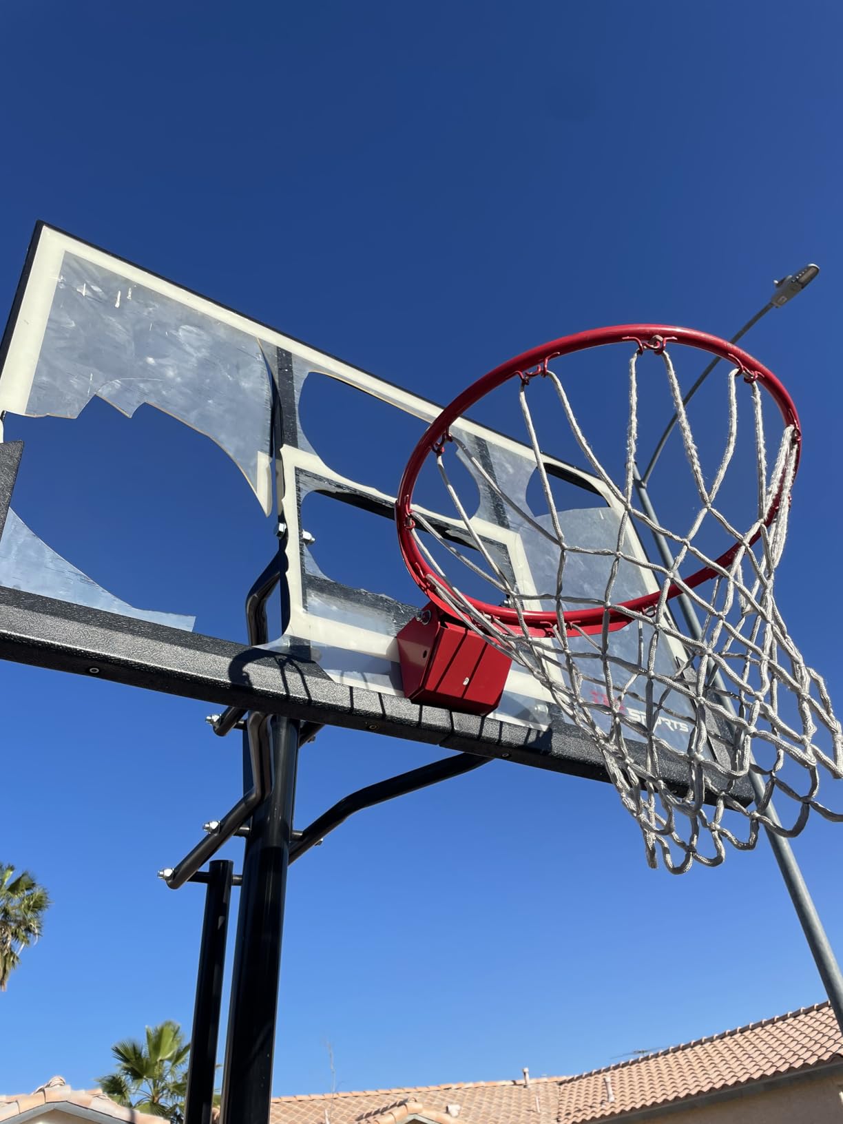 IE Sports Portable Basketball Hoop - Indoor and Outdoor Hoops Game Equipment for Backyard, Driveway, and Garage customer photo 2