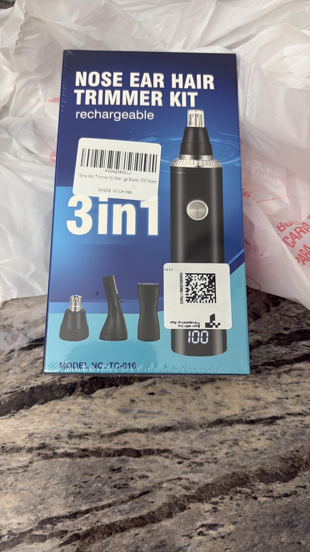 Nose Hair Trimmer for Men, 3-in-1 Professional Painless Rechargeable Eyebrow & Facial Hair Trimmer for Men Women, Multifunctional Trimmer with Powerful Motor and Dual-Edge Blades, IPX7 Waterproof customer photo 1