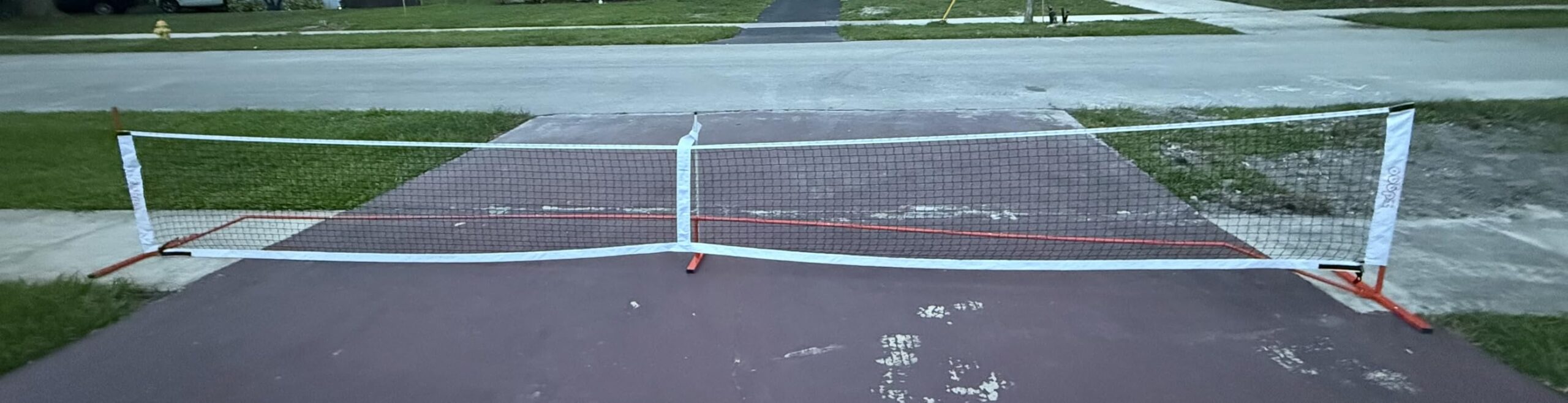 Zdgao Portable Pickleball Net with Pickleballs and Carry Bag for Driveway | 22FT Regulation Size Pickle Ball Net, Weather Resistance Strong Steel Frame, Easy Setup for Indoor Gym, Outdoor Court customer photo 1