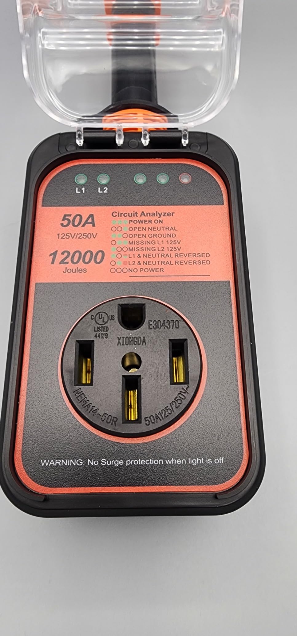 MILLIONHOME RV Surge Protector 50 Amp, 2026 New Upgraded Voltage Protection, Circuit Analyzer for Travel Trailers customer photo 1