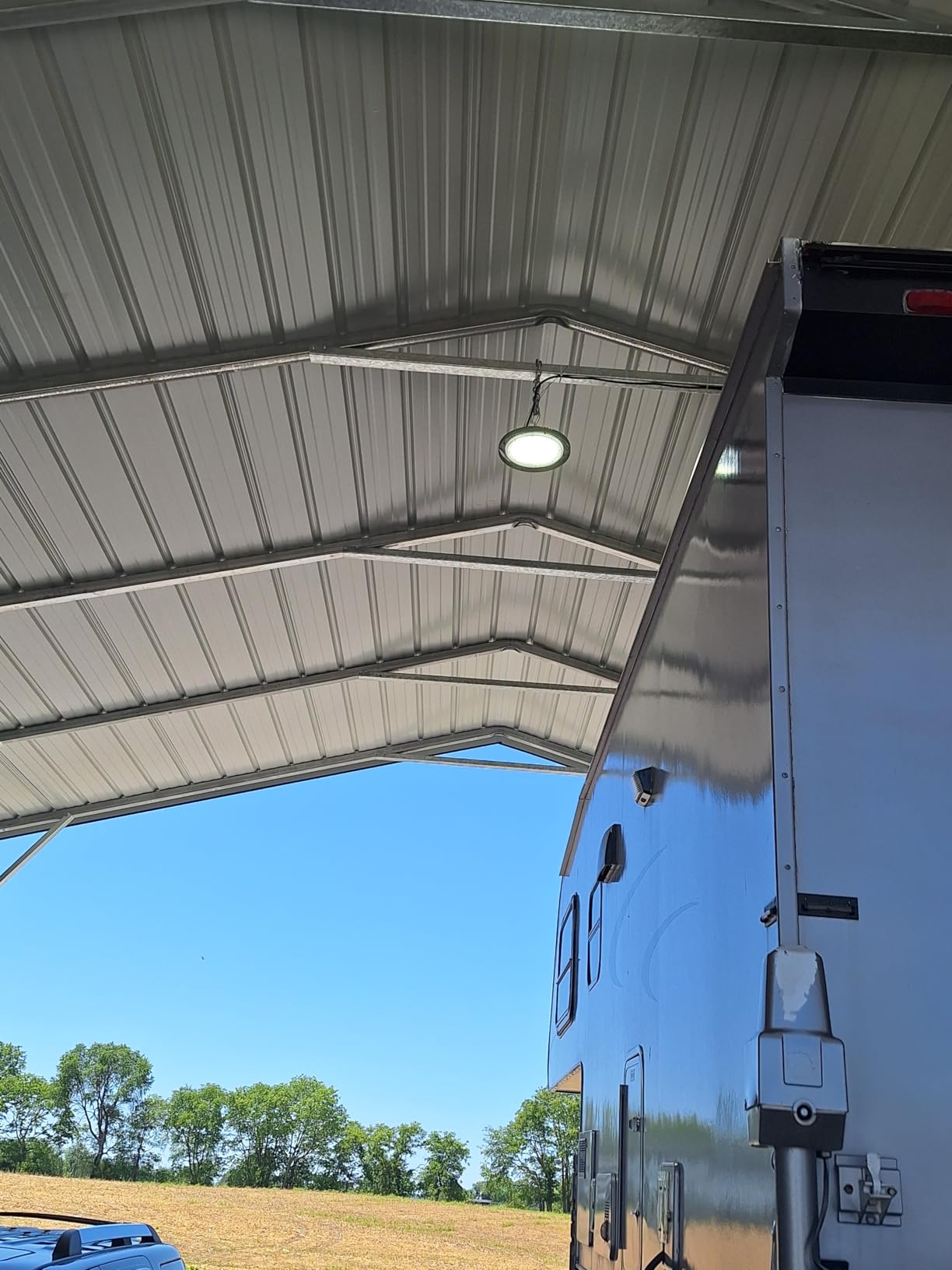CINOTON 160W UFO LED High Bay Light, Aluminum LED Shop Lights with 24000LM, 5000K Commercial Bay Lighting for Warehouse Garage Workshop Factory Hall, 6' Cable & Safety Rope, ETL Listed 2 Pack customer photo 1