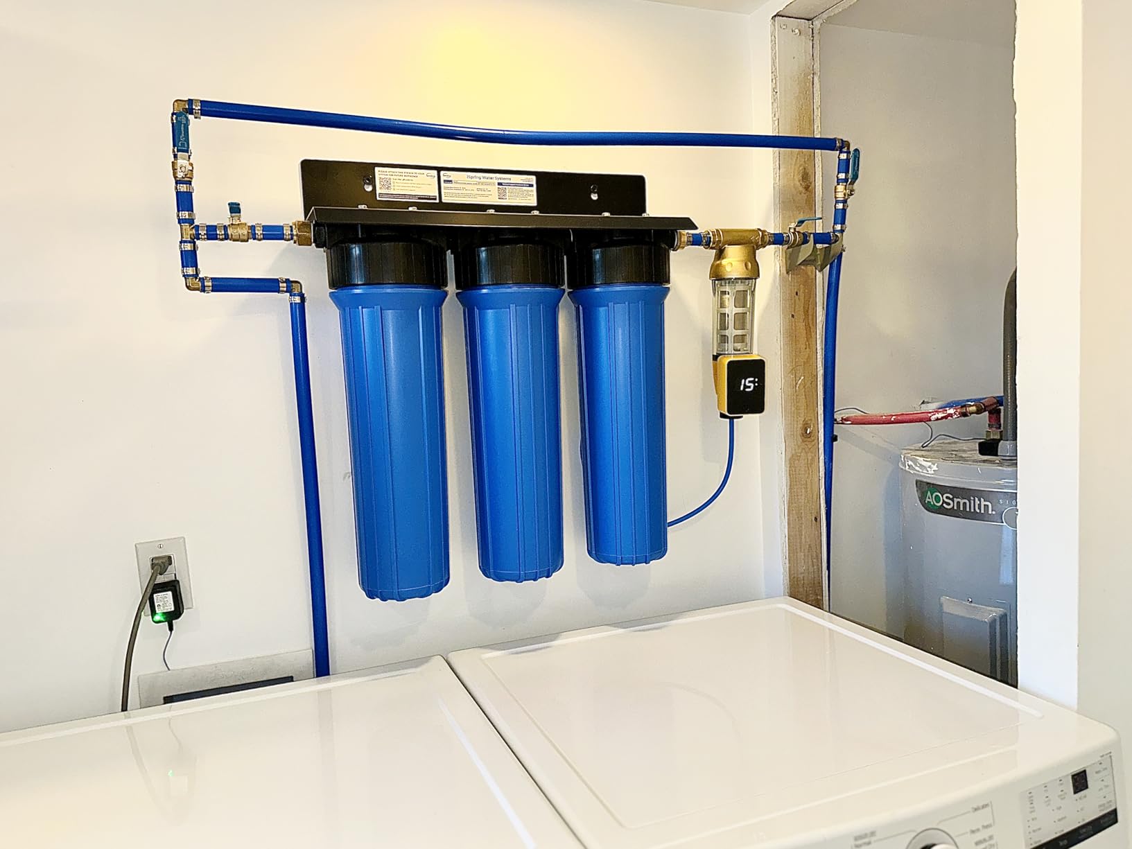 iSpring Iron, Manganese, H2S Whole House Water Filter System customer photo 1