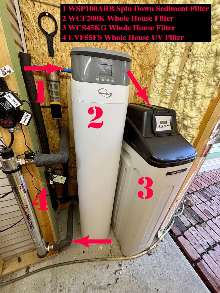 iSpring WCFM550K Whole House Iron Filter, Iron & Sulfur Water Filter customer photo 2