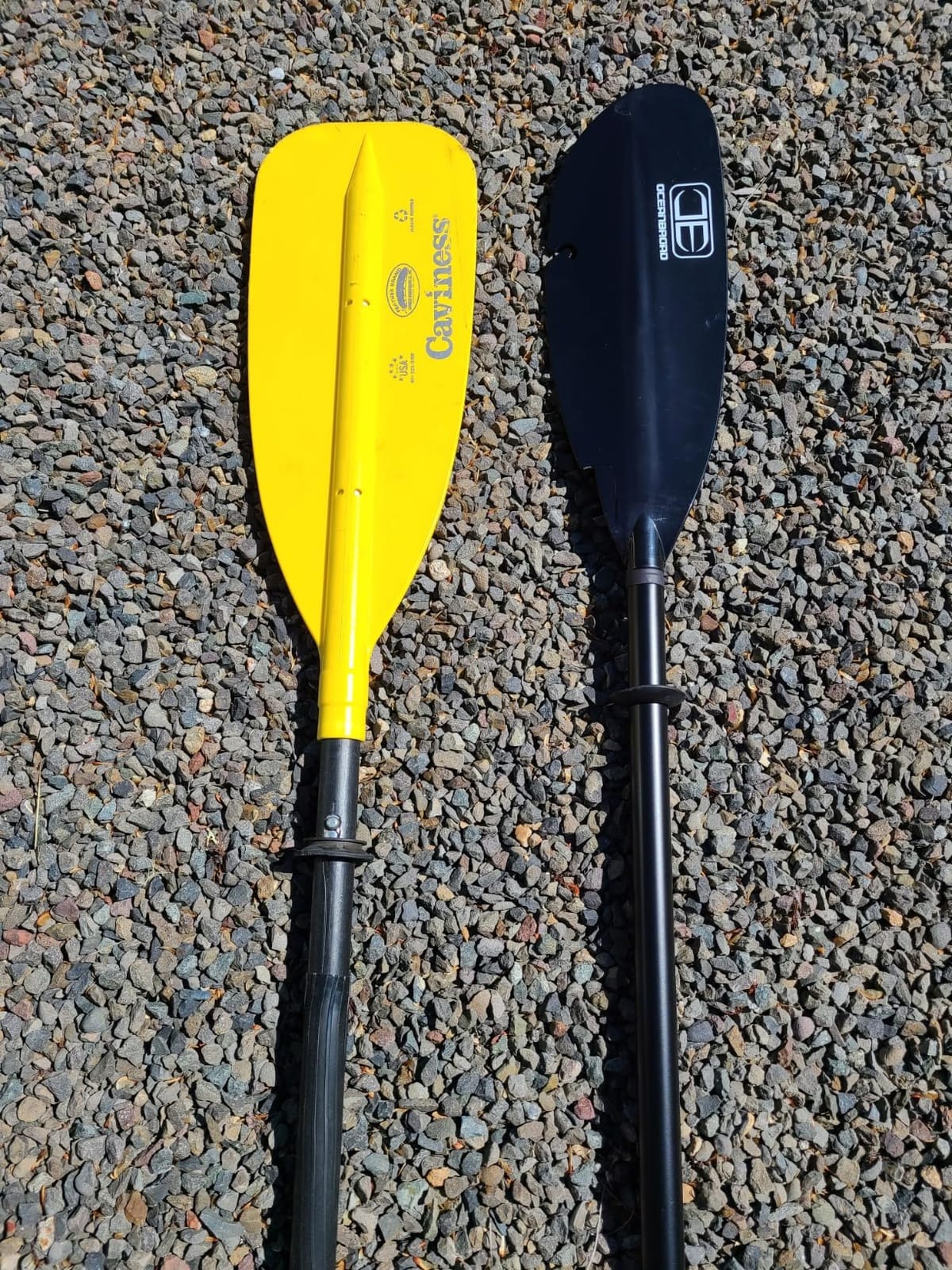 OCEANBROAD Adjustable Fishing Kayak Paddle - 94in/240cm-98in/250cm-102in/260cm Aluminum Alloy Shaft with Paddle Leash customer photo 2