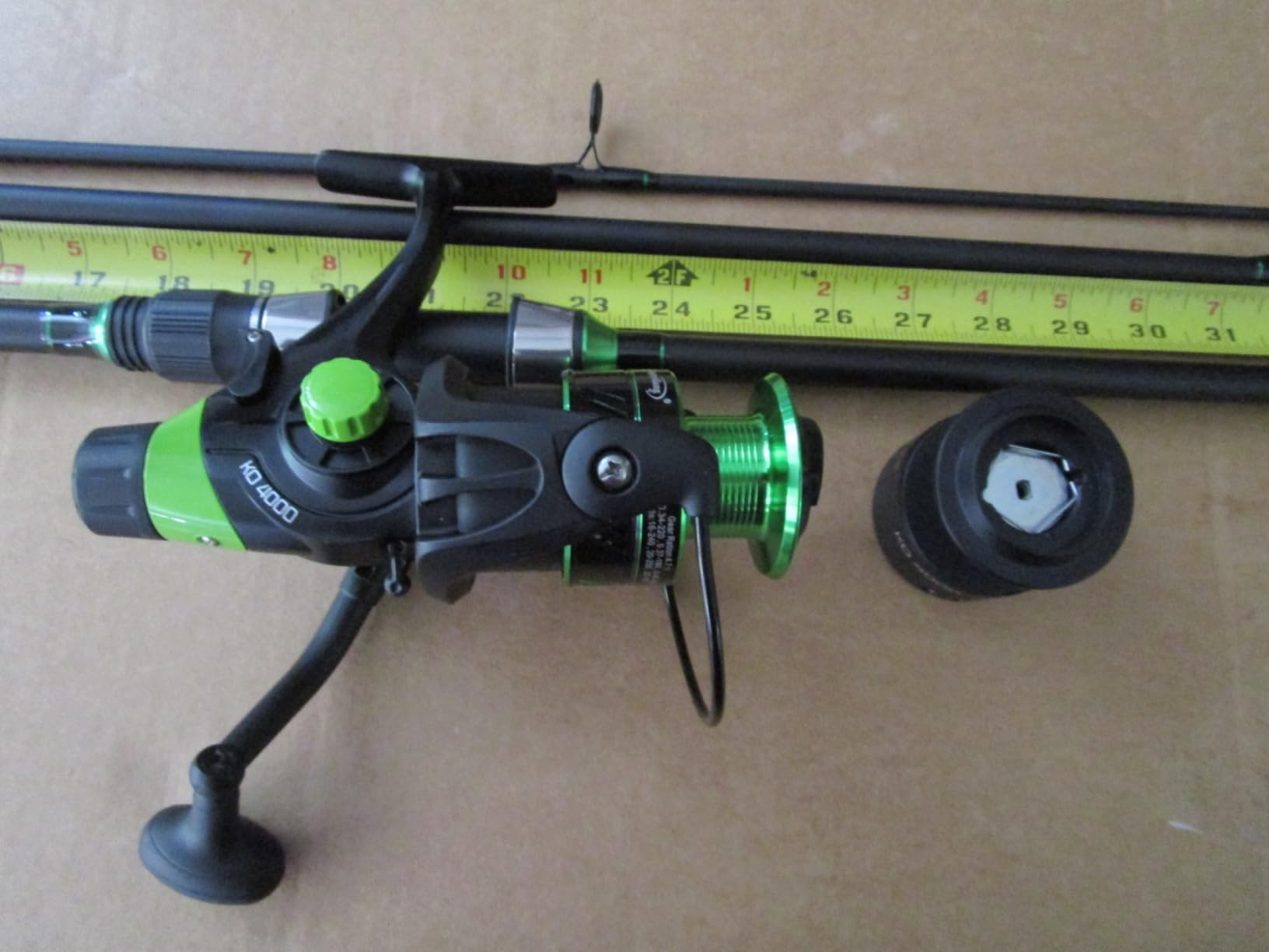 Sougayilang Surf Fishing Rod Combo IM8 Carbon 3 Piece Travel Spinning Rod with 4000 Size Spinning Reel (9'/10'/11'/12') customer photo 2