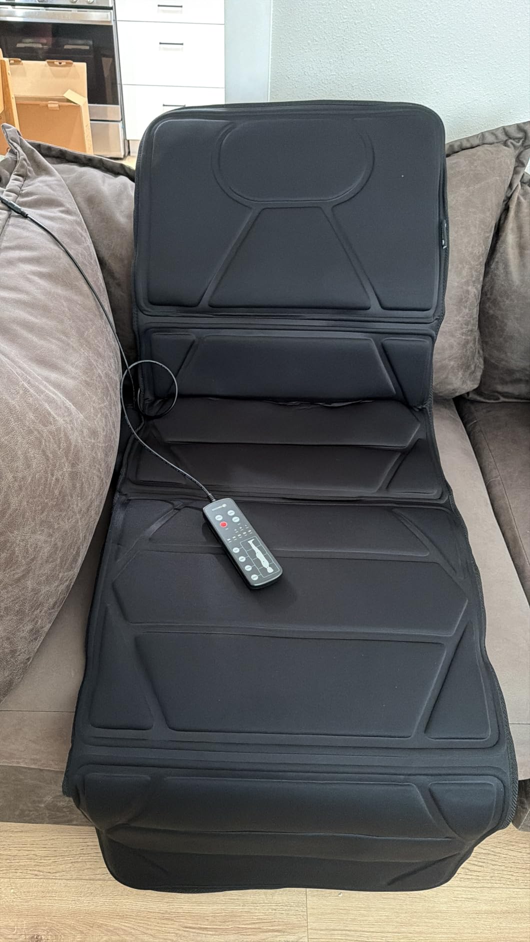 CooCoCo Full Body Massage Mat with Heat, 10 Motor Massage Pad for Sofa, Bed customer photo 2