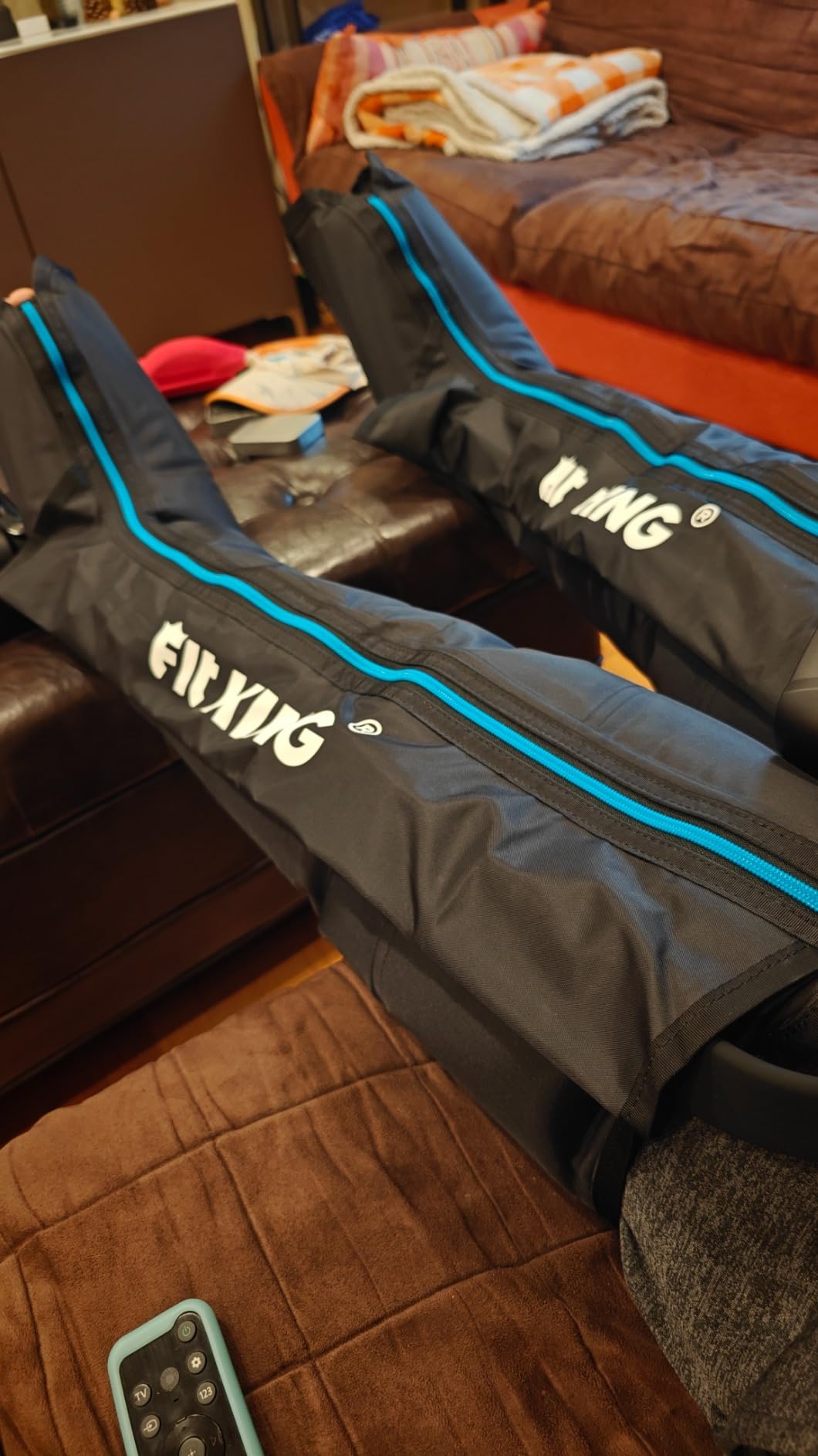 FIT KING Air Compression Leg Massager Recovery System Cordless L customer photo 2