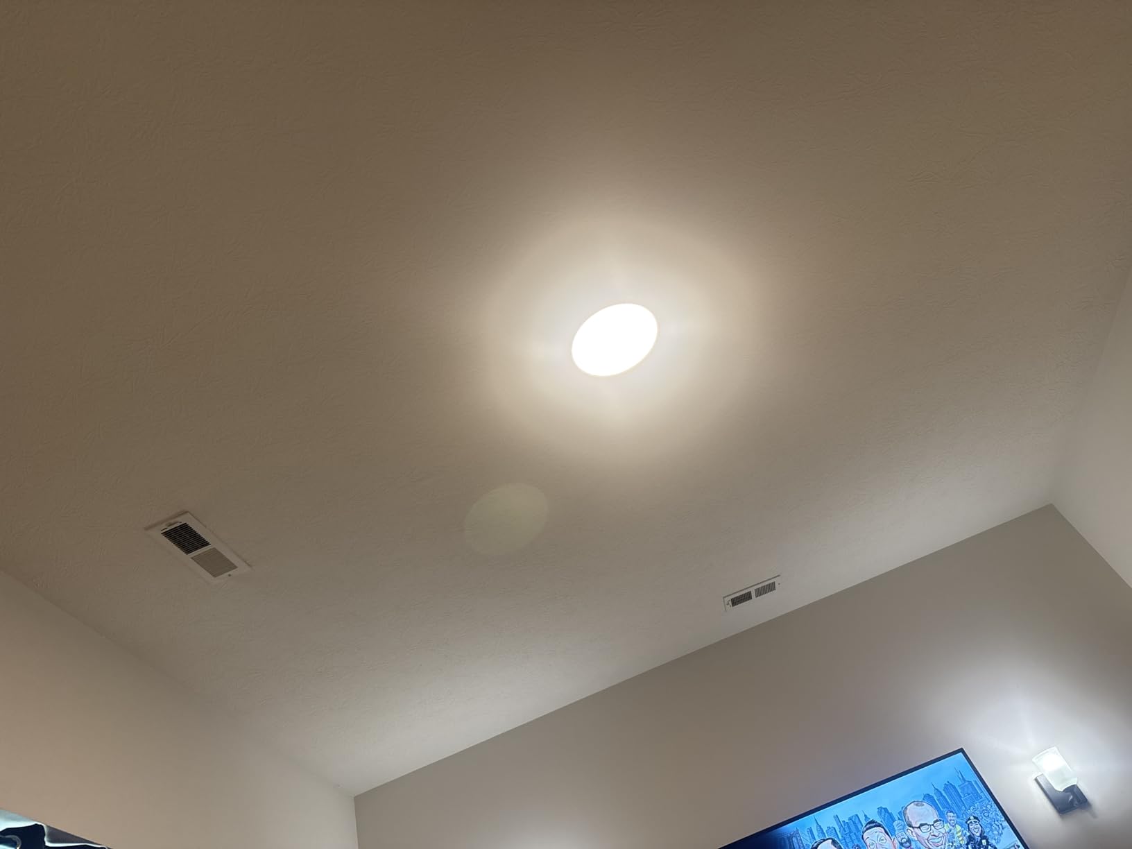Govee Smart Ceiling Light, RGBIC 2400LM 2700K-6500K 12 Inch 1 Pack White customer photo 1