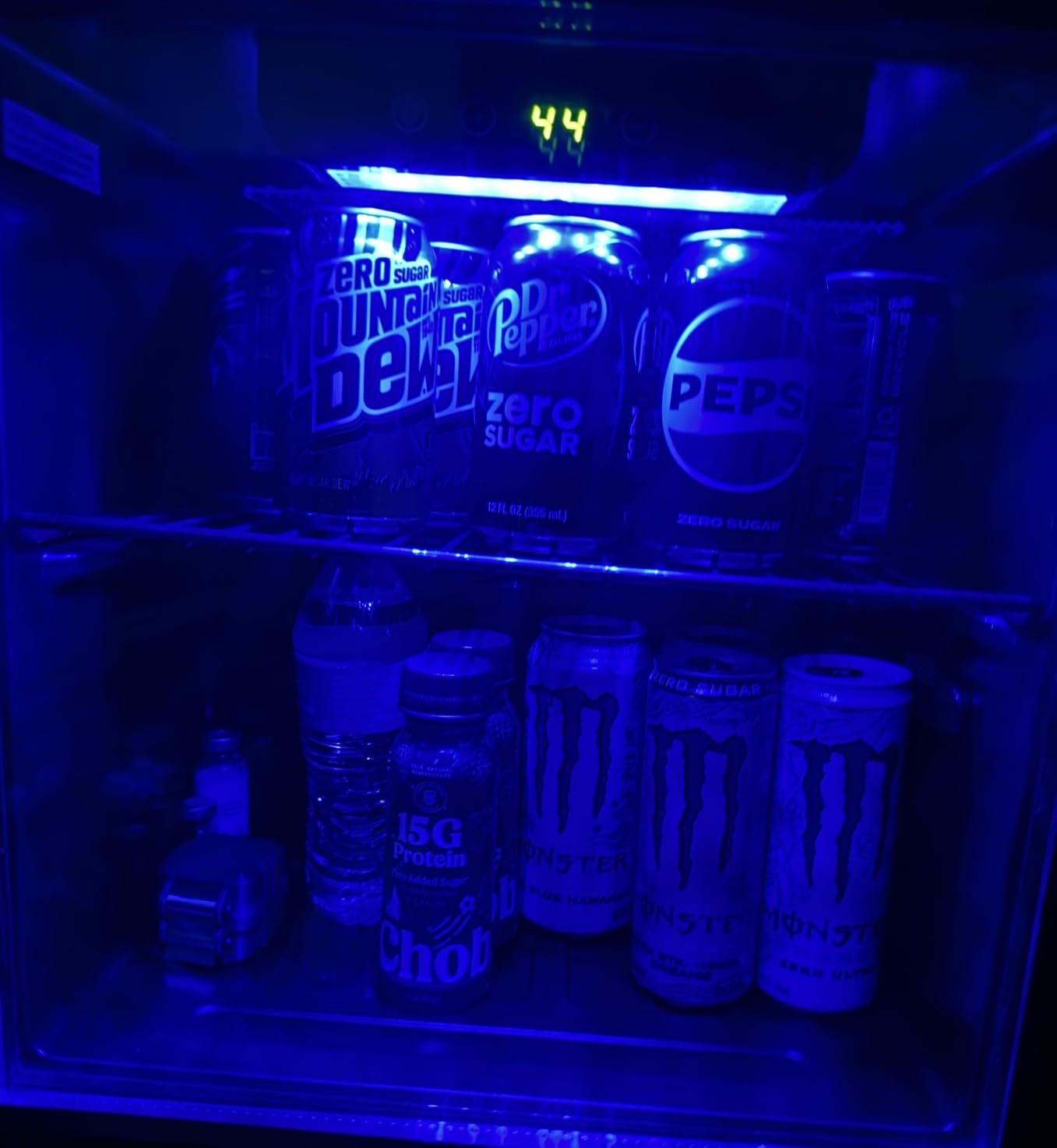 Feelfunn 50 Can Beverage Refrigerator, 1.3CuFt Mini Fridge with Glass Door customer photo 1