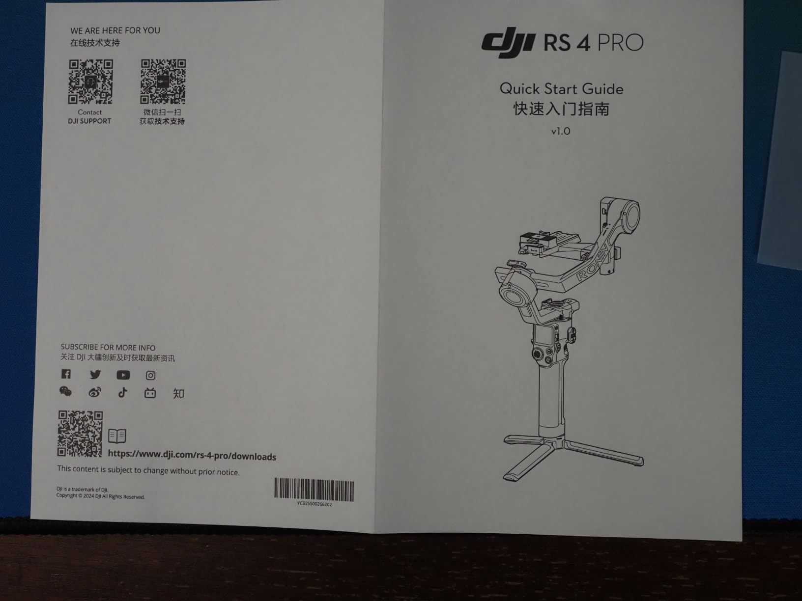 DJI RS 4 Pro Combo, Gimbal Stabilizer for DSLR & Cinema Cameras customer photo 2