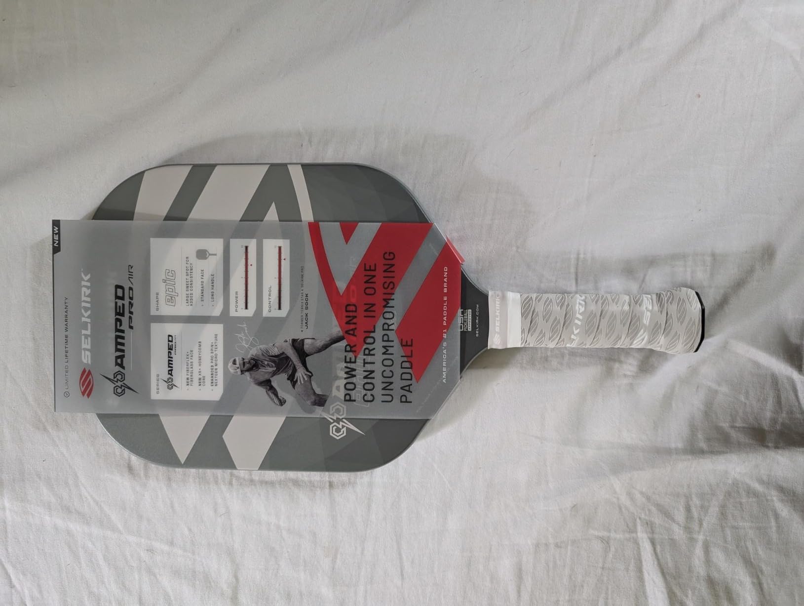 Selkirk Sport Amped Pickleball Paddles | Fiberglass | Polypropylene X5 Core customer photo 1