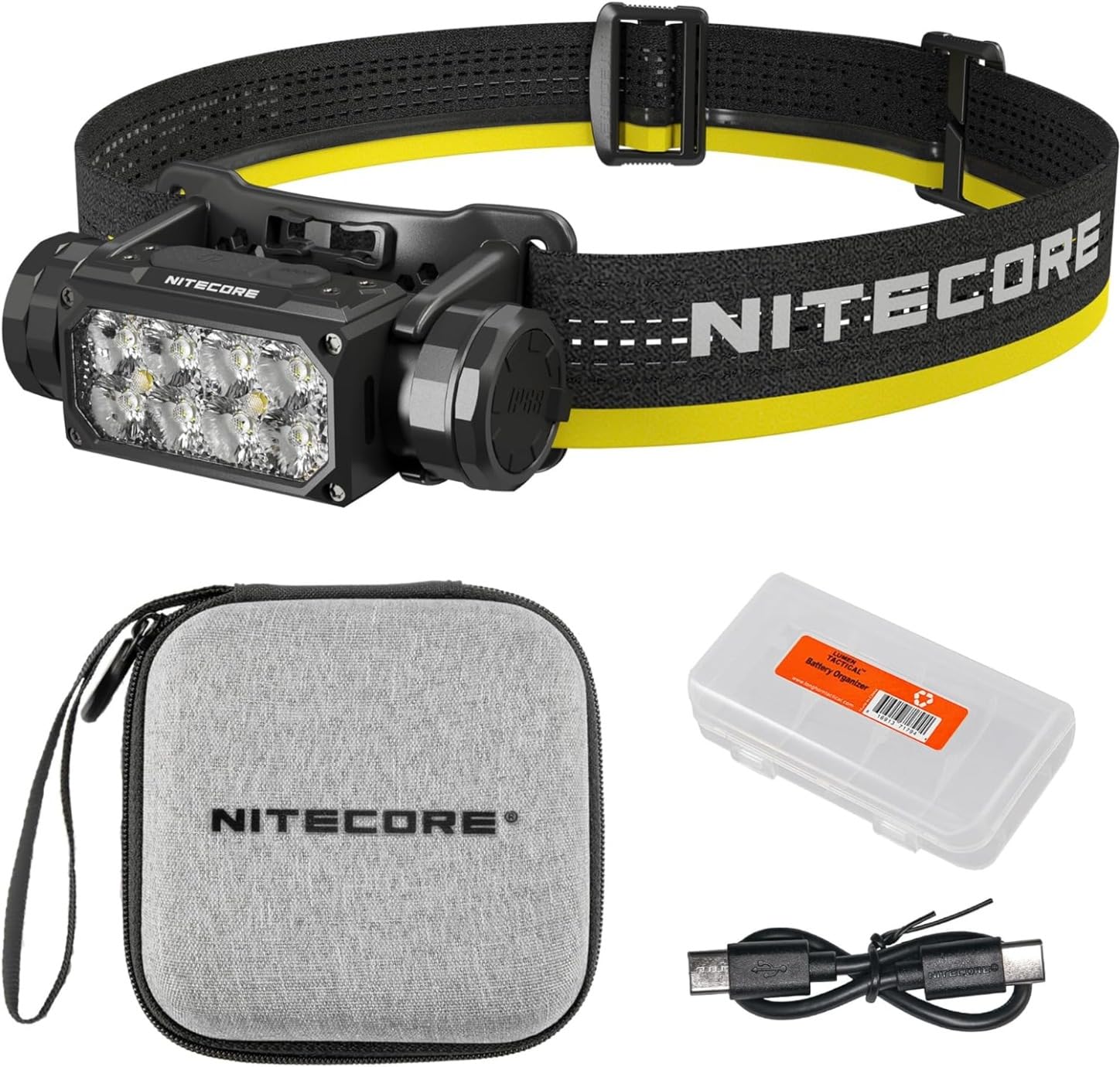 Nitecore HC65 UHE Headlamp, 2000 Lumen Max Heavy Duty Metal, USB-C Rechargeable with White, Red, and Reading Lights for Camping, Hiking, Hunting, and Industrial Works (Black) customer photo 2