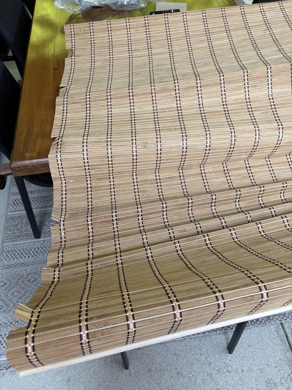 HIAPES Bamboo Blinds for Interior Windows, Custom Bamboo Shades customer photo 1