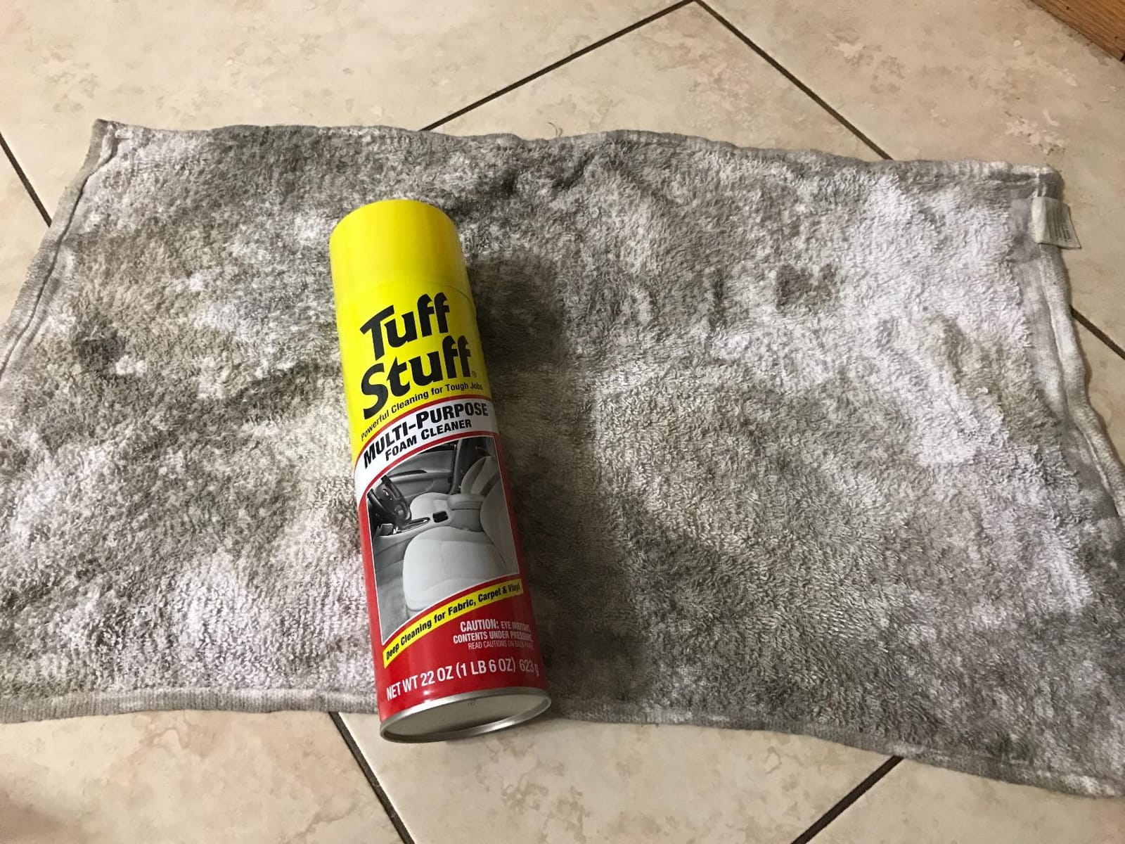 Tuff Stuff Multi-Purpose Foam Cleaner, Use on Car Interior, Furniture, Carpet, 22 Oz Each (Pack of 2) customer photo 1