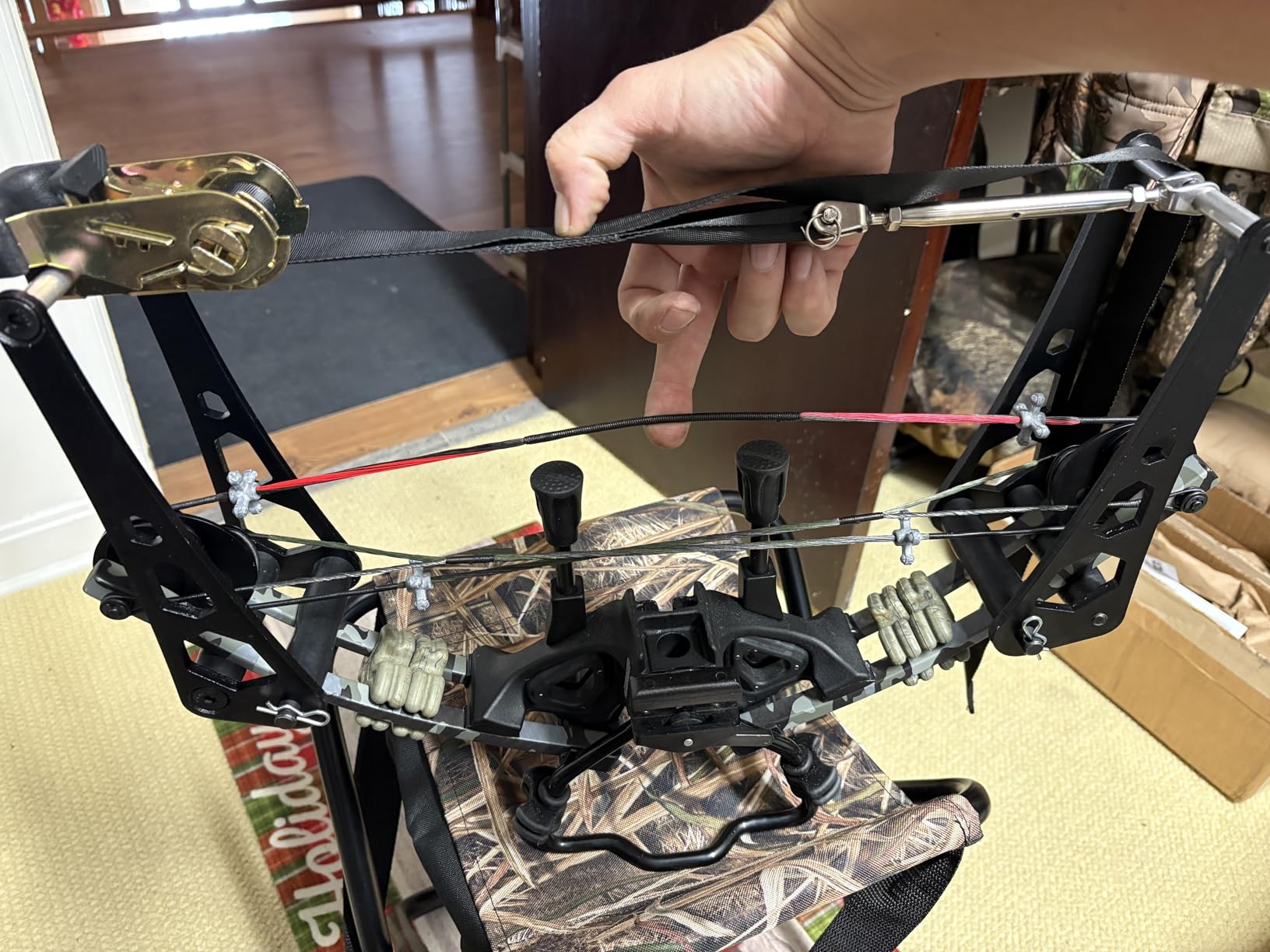 Archery Compound Bow Press,Aluminum Tool for Bowstring Replacement customer photo 1