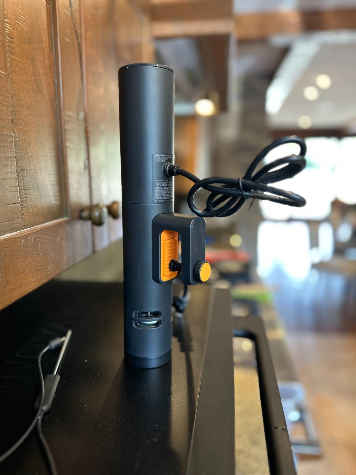 Anova Culinary Sous Vide Precision Cooker Mini, 850 Watts, Black and Orange, App Enabled, 2024 Model customer photo 2