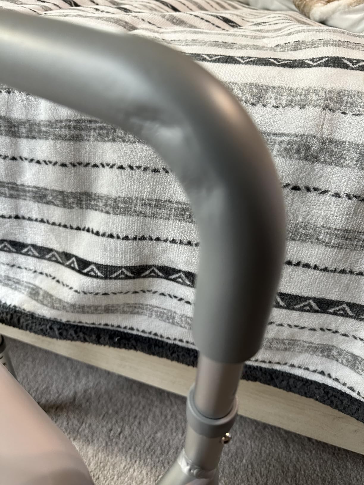 HOMLAND Toilet Seat Riser for Seniors with Adjustable Height & Width, 400lb customer photo 1