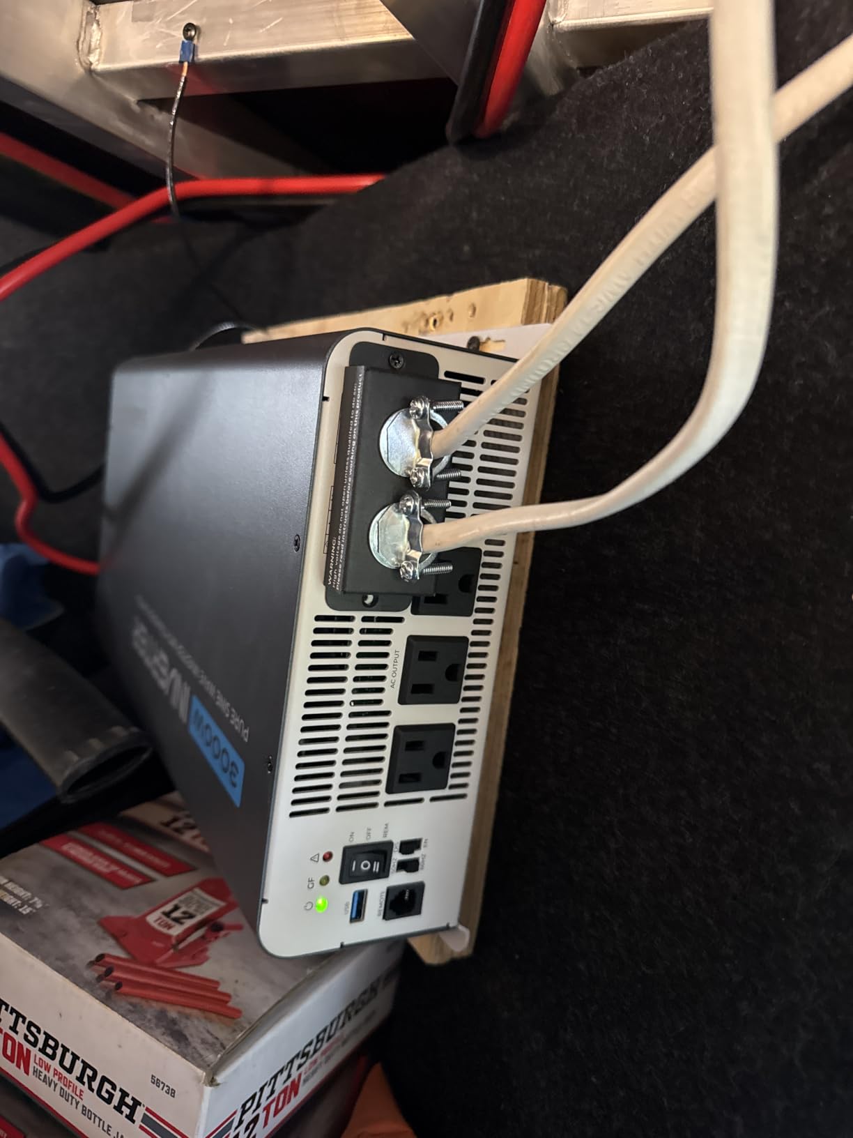 Renogy Inverter PUH, 1000W Pure Sine Wave Power Inverter with UPS Transfer Switch & Bluetooth, 12V DC to 120V AC Converter for RV, Truck, Home,Camping - 2000W Surge Power, Remote Monitoring customer photo 2