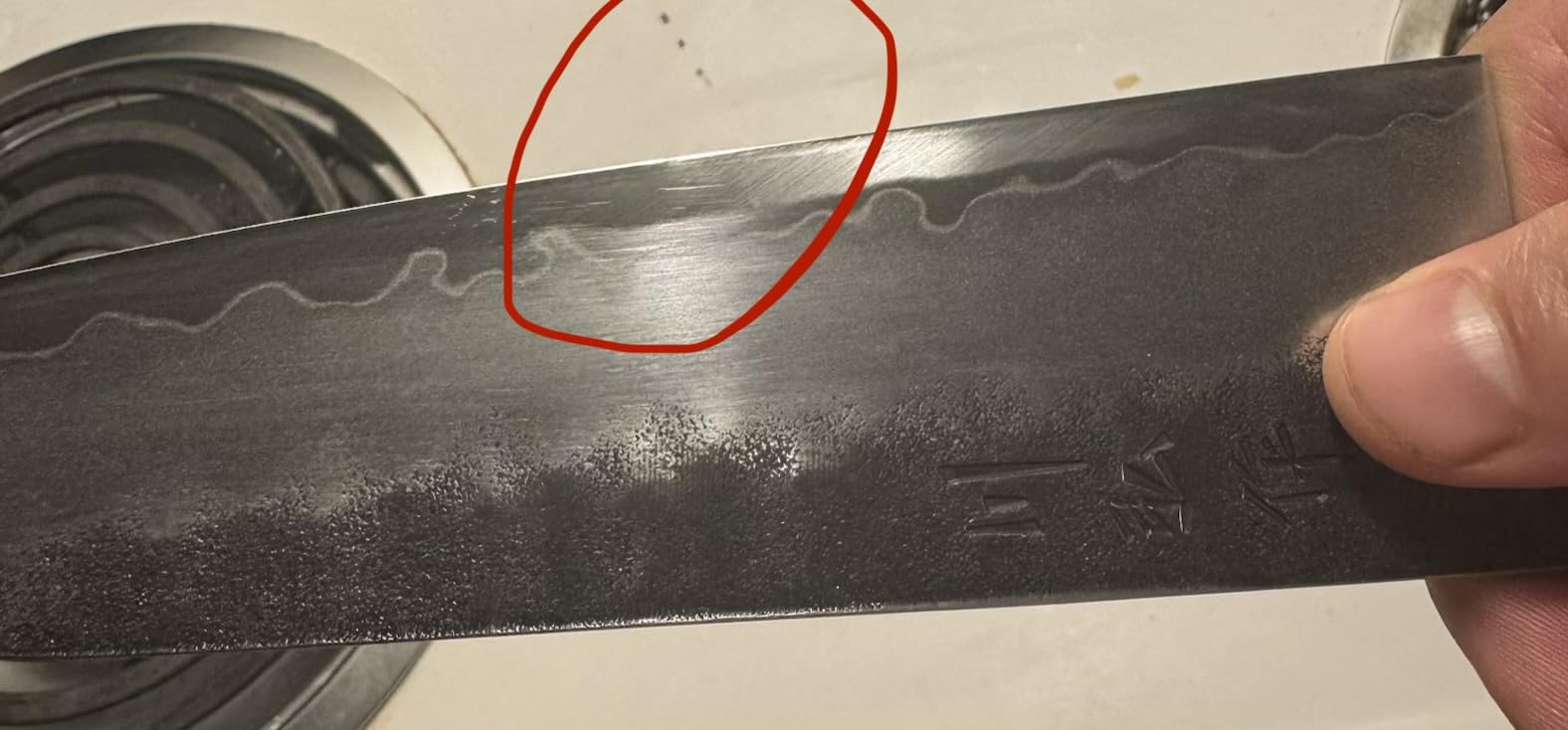 KAWAHIRO 8.27 Inch Japanese Chef Knife, Hand-Forged VG10 for Precise Cuts customer photo 2
