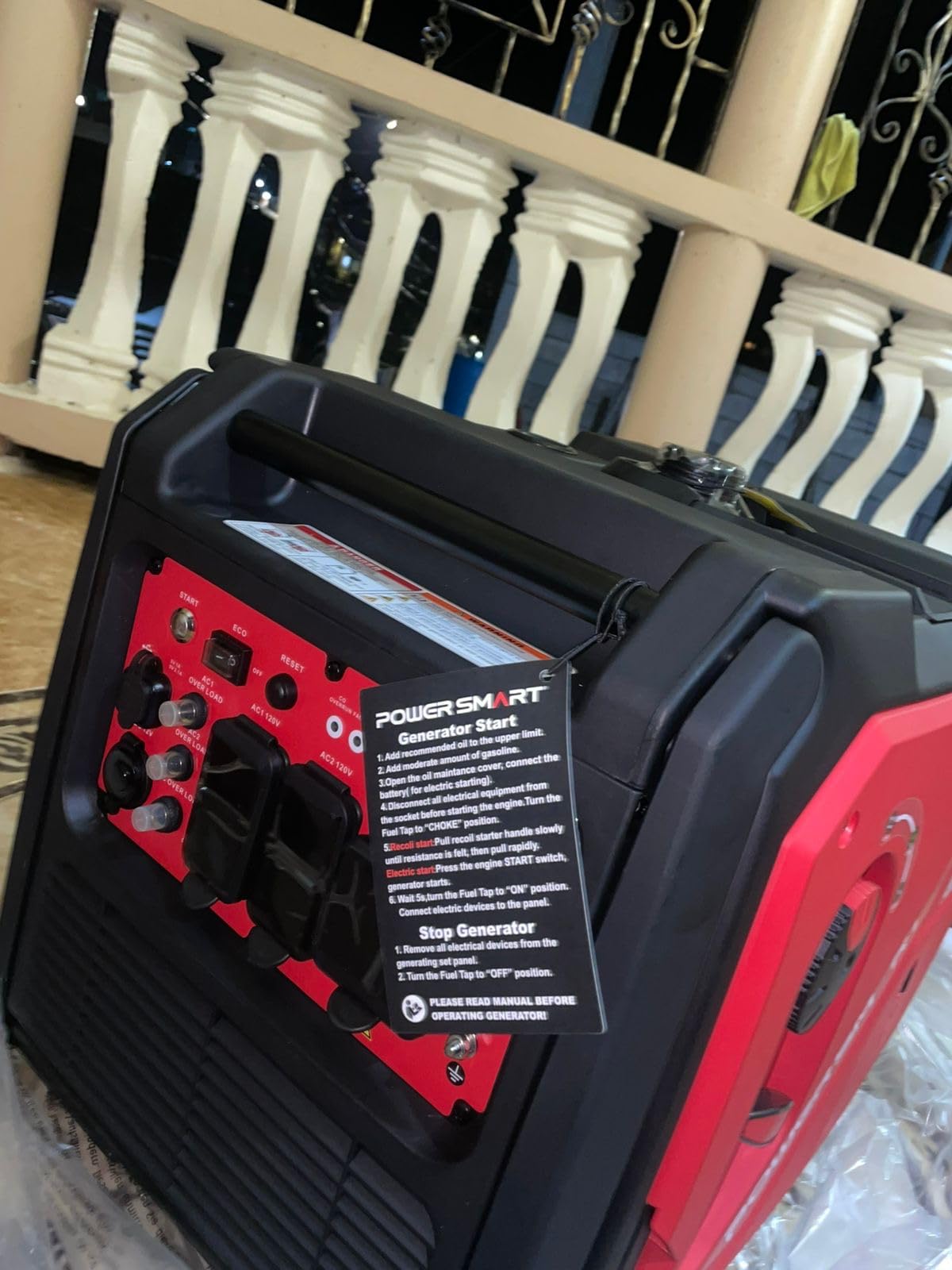 PowerSmart 4800 Watt Electric Start Portable Inverter Generator customer photo 1