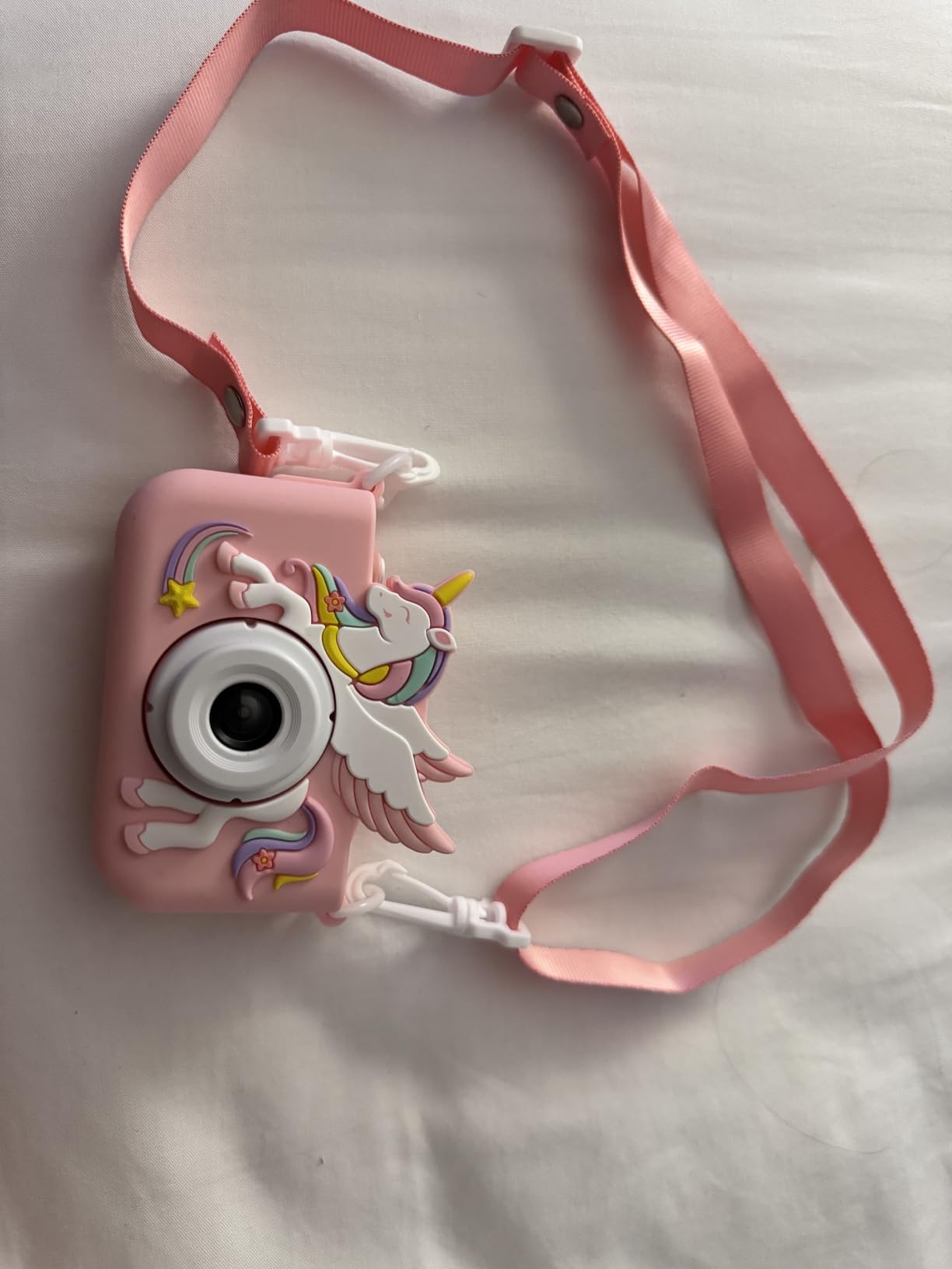 Dinosaur Kids Camera for Boys Girls, Toddler Digital Selfie Camera with Cute Protective Cover and SD Card, Christmas Birthday Gifts Toys for 3 4 5 6 7 8 9 10 11 12 Years Old Little Girls and Boys customer photo 1