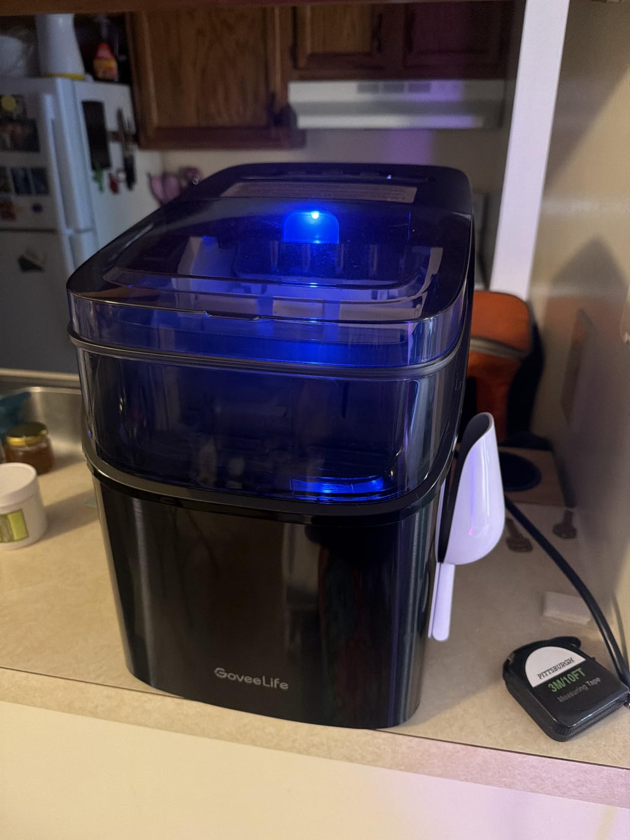 GoveeLife Smart Ice Maker, 9 Ice Cubes in 6 Mins 3 Sizes, 26lbs/Day, Silver customer photo 2