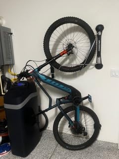 Steadyrack Bike Rack for Road Bikes - The Original Wall Mounted Vertical Bike Storage - Fits Narrow Tires - Space Saving Pivot Design - Heavy-Duty Steel Rack for Indoor Garage, Apartment or Home Use customer photo 1