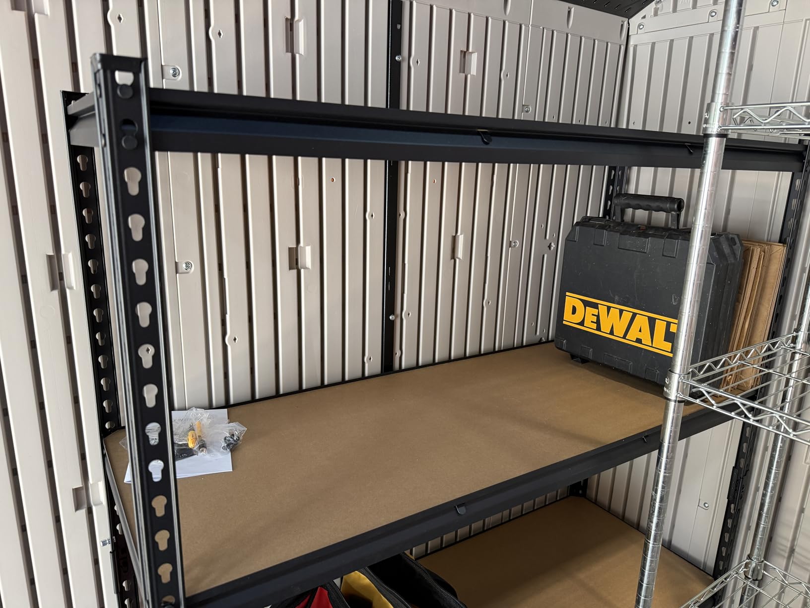 REIBII 3000LBS Garage Shelving for Warehouse, 5 Tier Heavy Duty Shelving customer photo 2