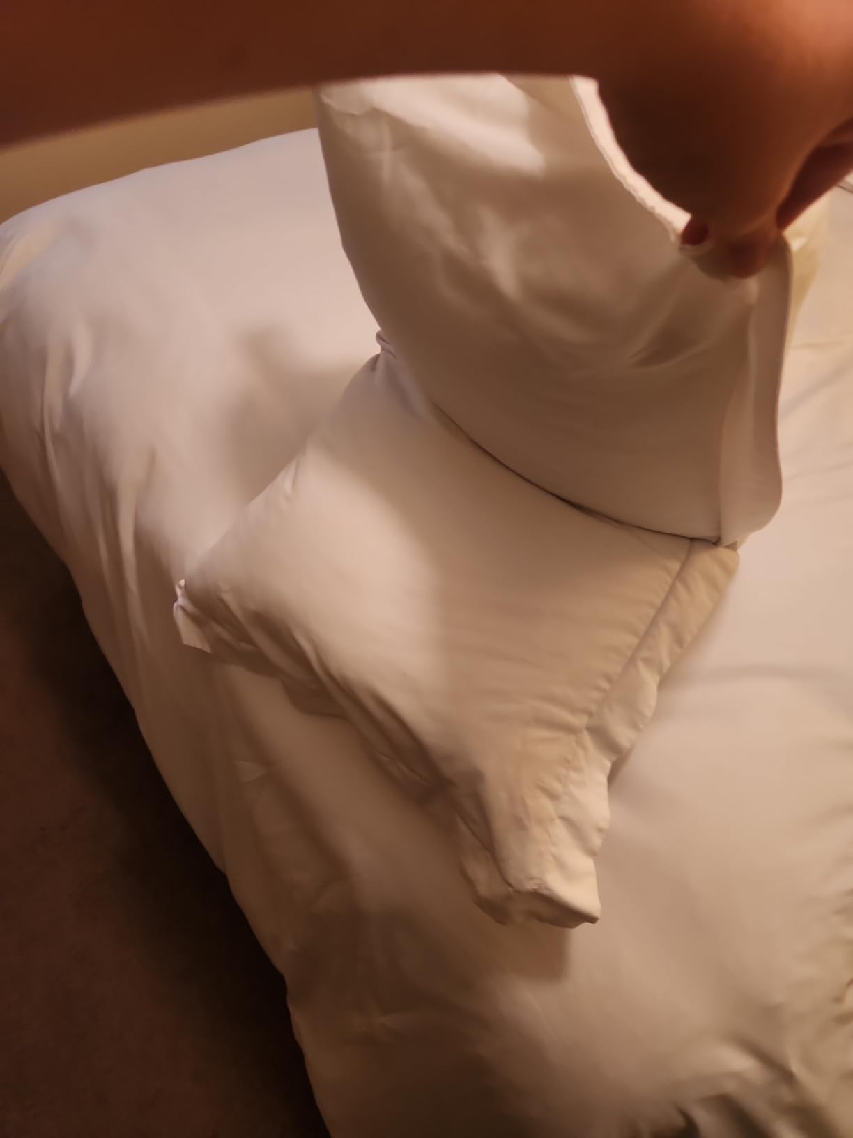 Goose Feathers and Down Pillow, Bed Pillow Standard Size Set of 1 customer photo 2