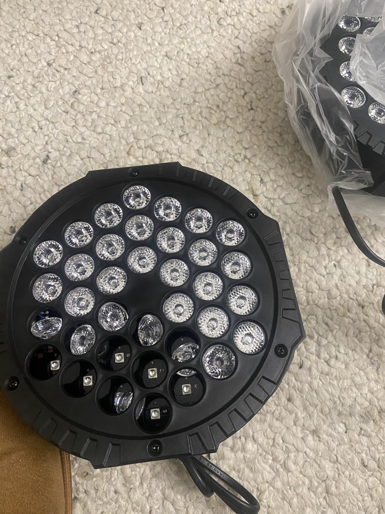 Manalete 36W RGB LED Stage Par Lights, 4 Pack customer photo 2