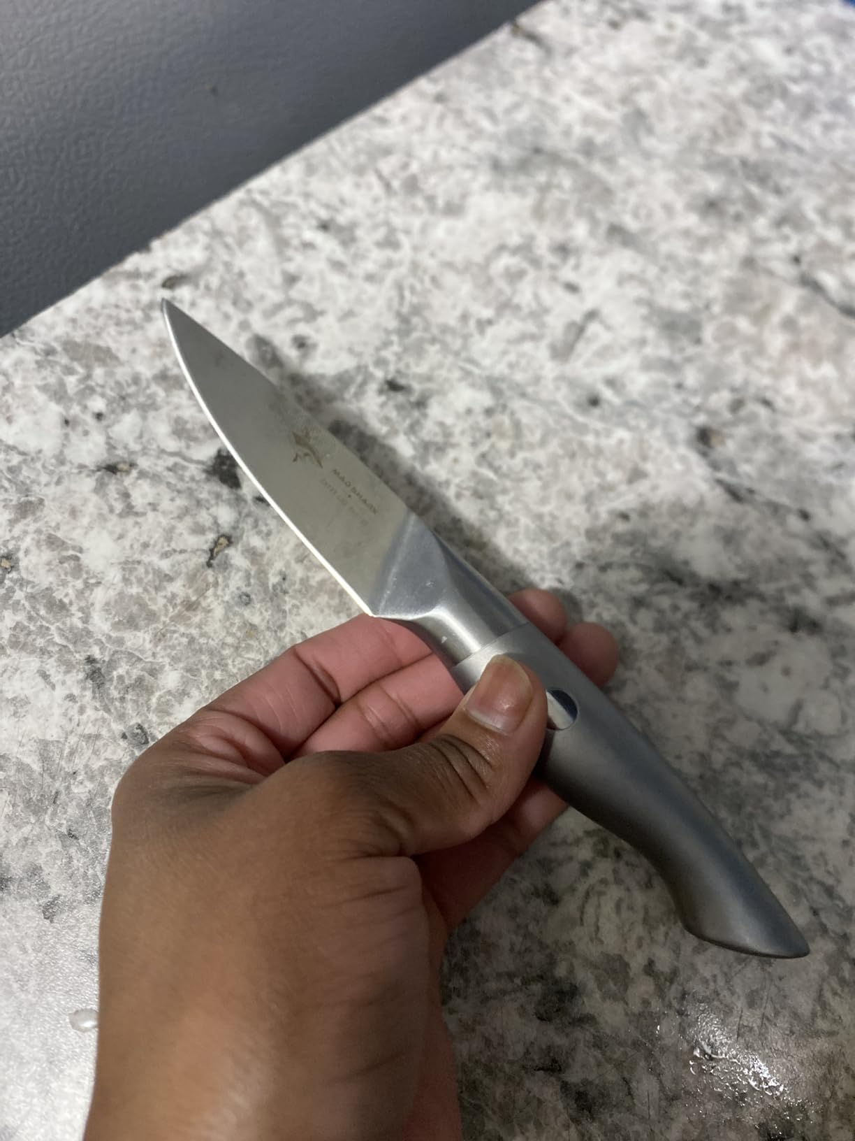 MAD SHARK Paring Knife 3.5 inch Ultra Sharp German Stainless Steel customer photo 1