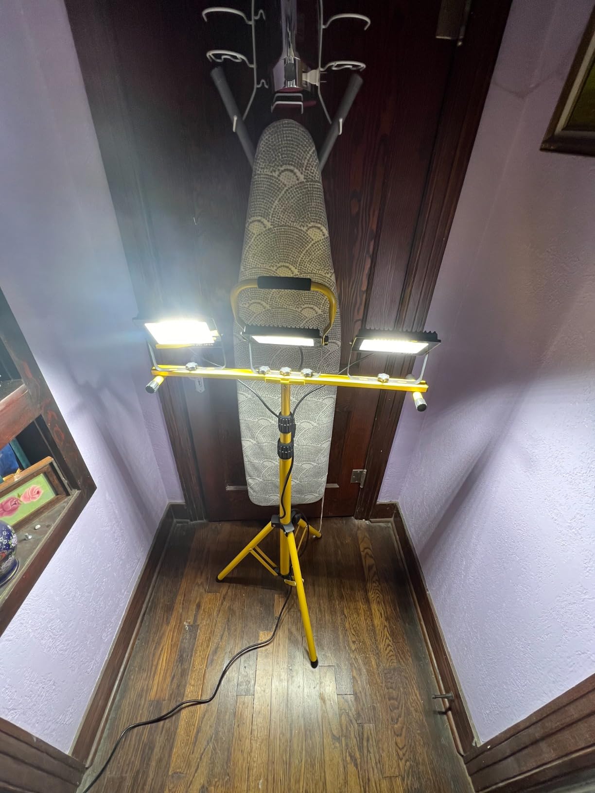 21000Lumen LED Work Lights with Stand - 3 Head Portable Work Light on Stand customer photo 2