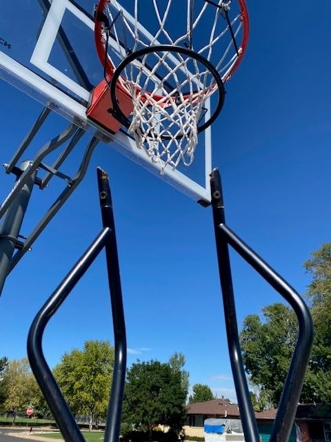 GADFISH Basketball Return Attachment, Heavy Duty Basketball Rebounder with 3 Stable Large Hooks, Durable Basketball Accessories for 18